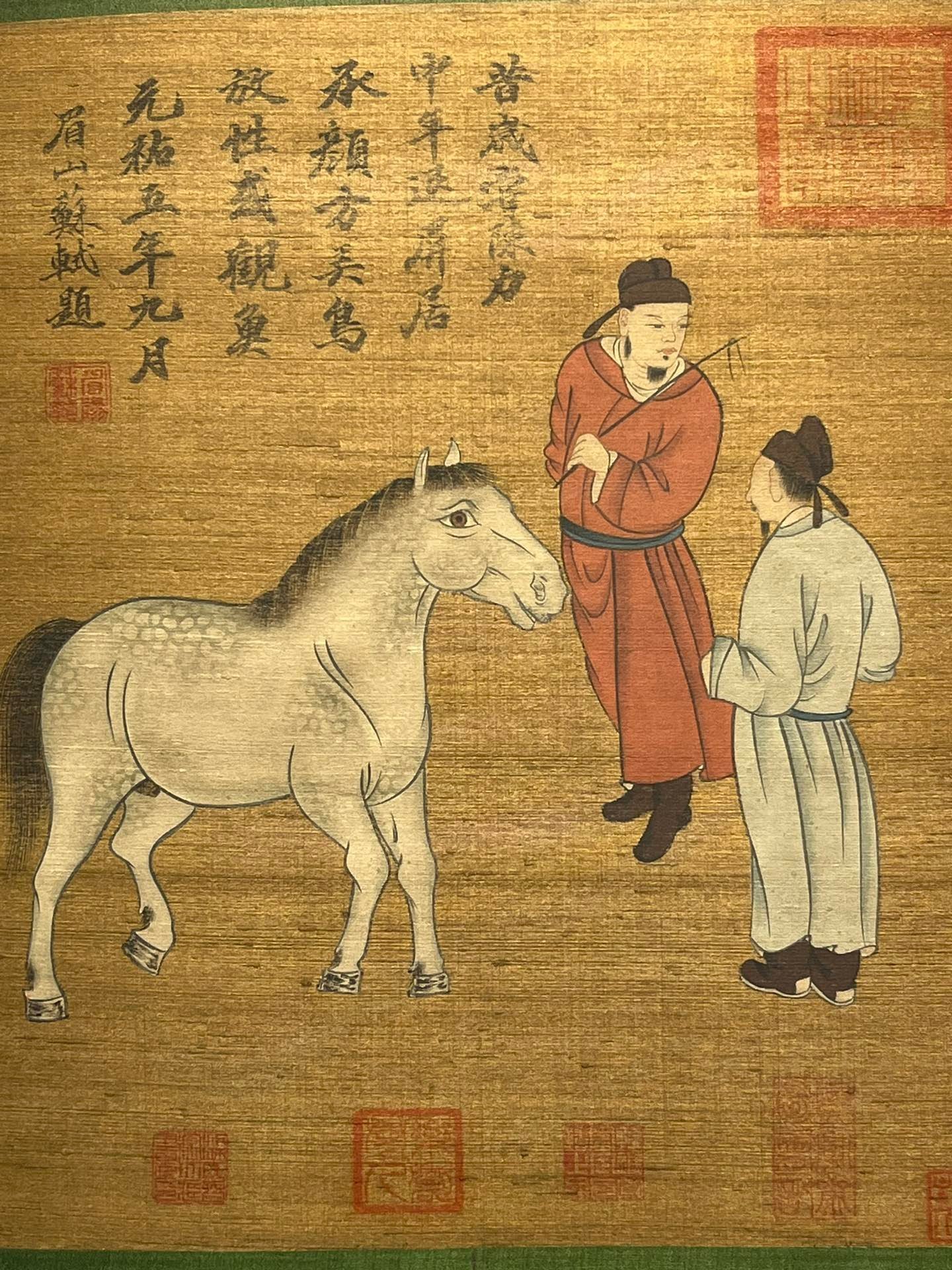 Chinese scroll painting Han Gan