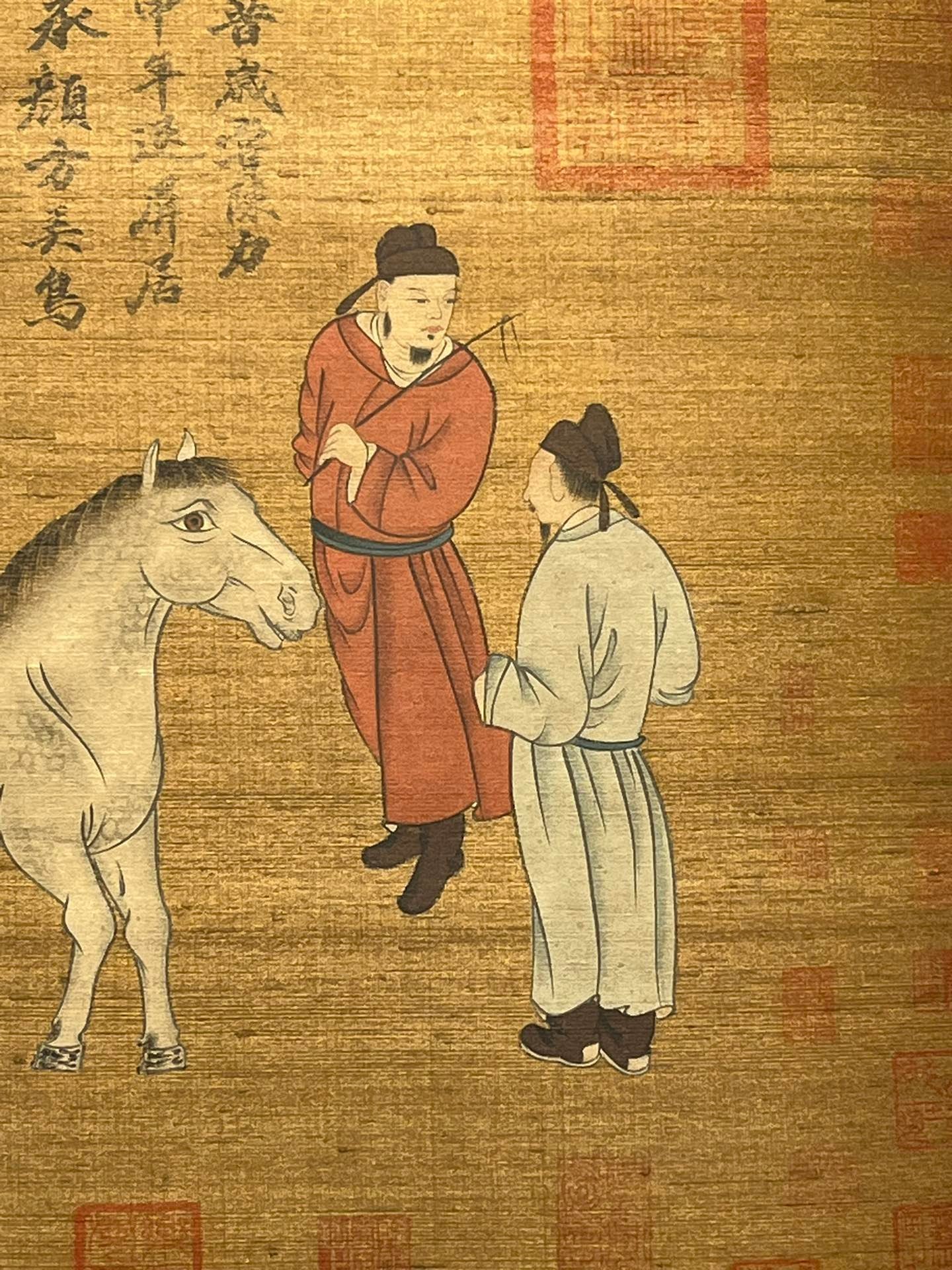 Chinese scroll painting Han Gan