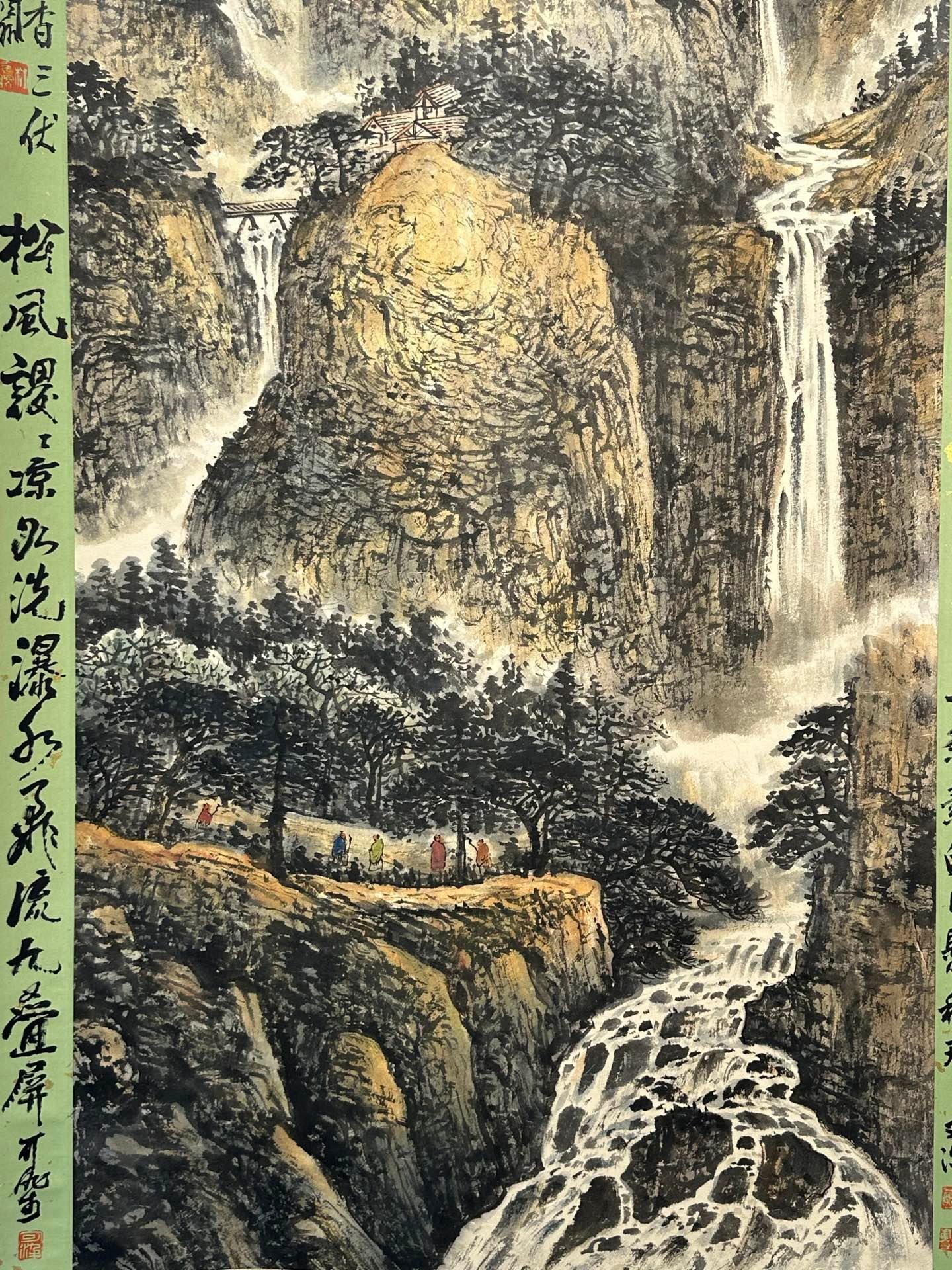 Chinese scroll painting Fu Baoshi