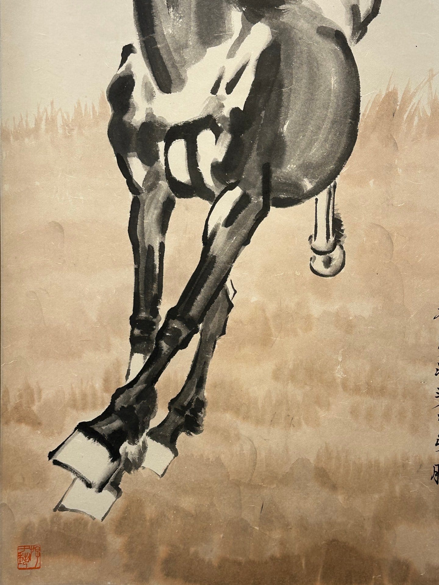 Chinese scroll painting Xu Beihong
