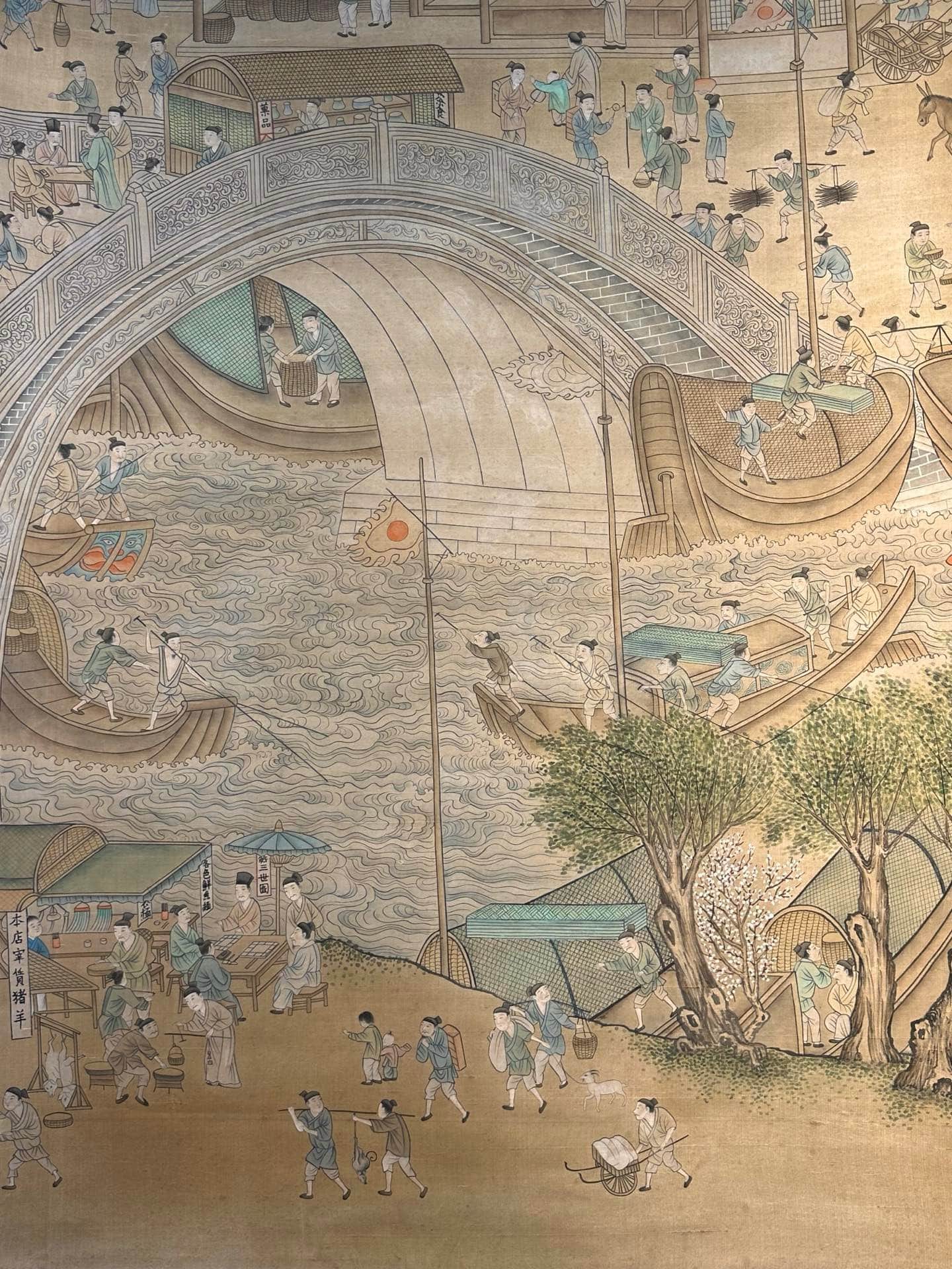 Chinese scroll painting Zhang Zeduan