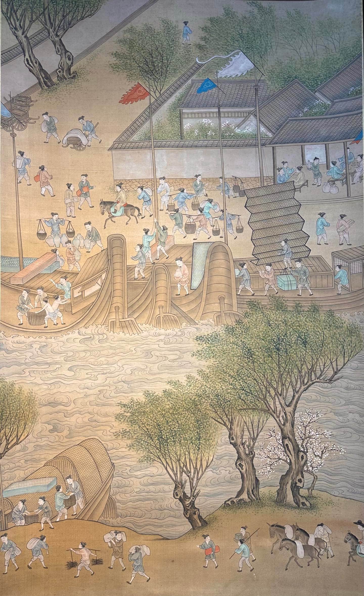 Chinese scroll painting Zhang Zeduan
