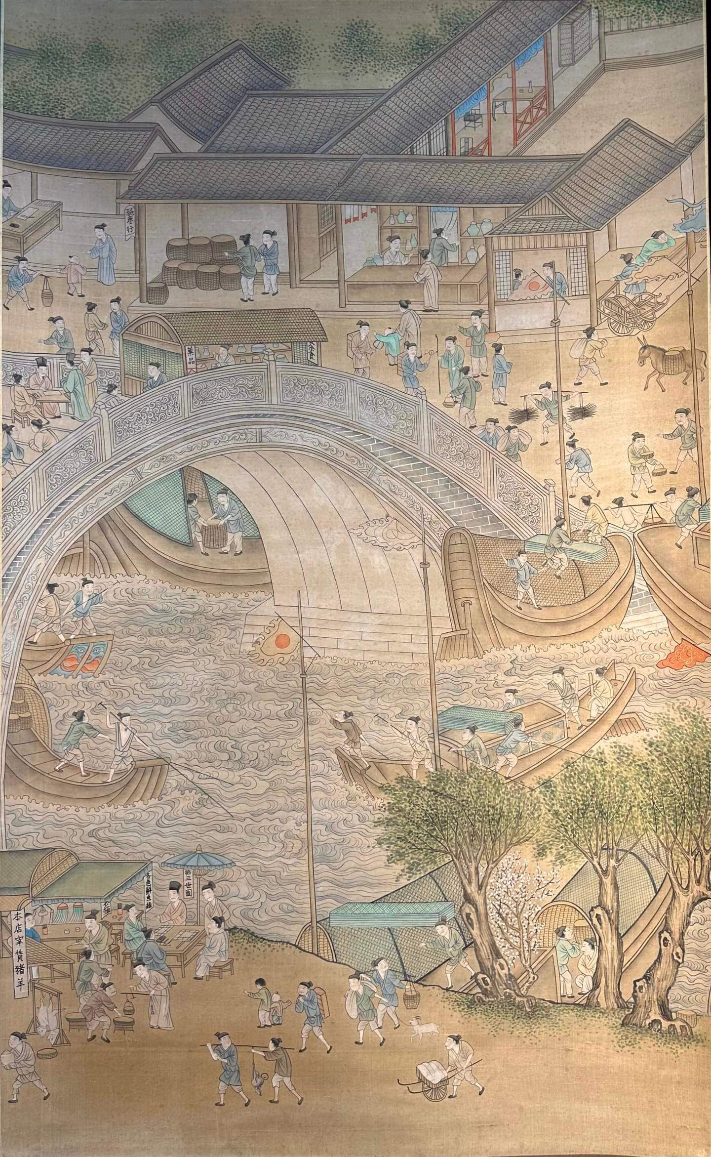 Chinese scroll painting Zhang Zeduan