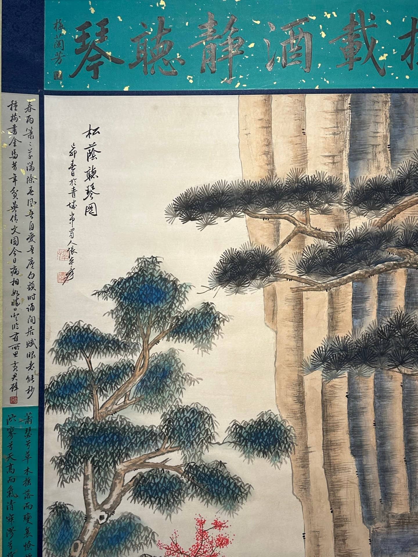 Chinese scroll painting Zhang Daqian