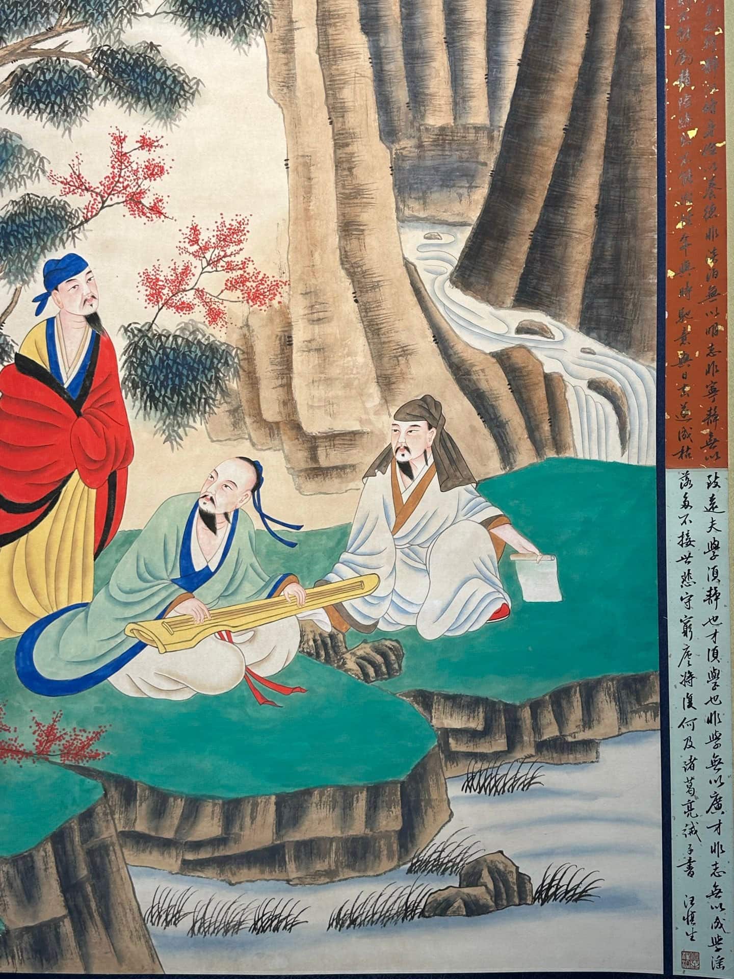 Chinese scroll painting Zhang Daqian