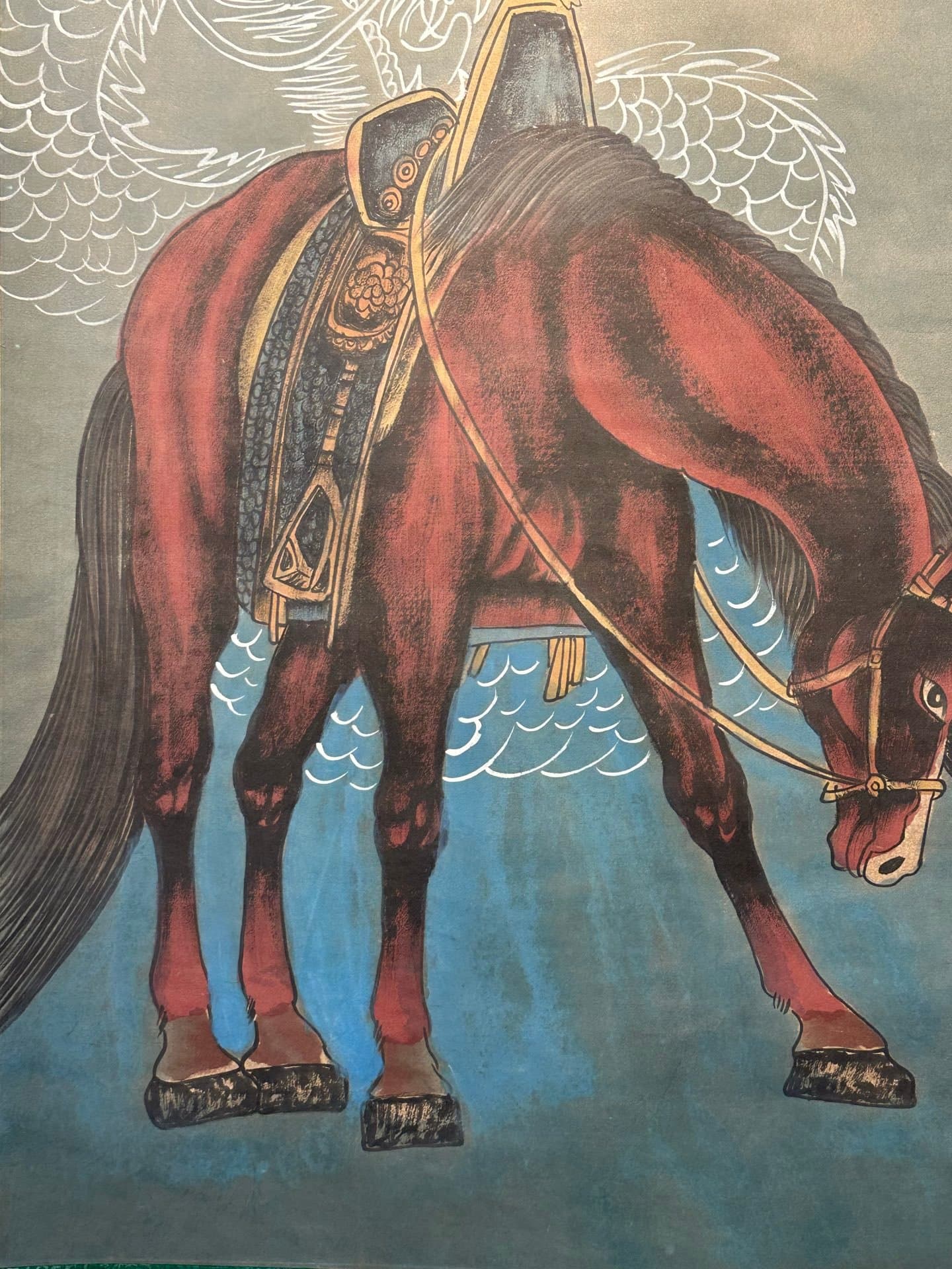 Chinese scroll painting Fu Baoshi