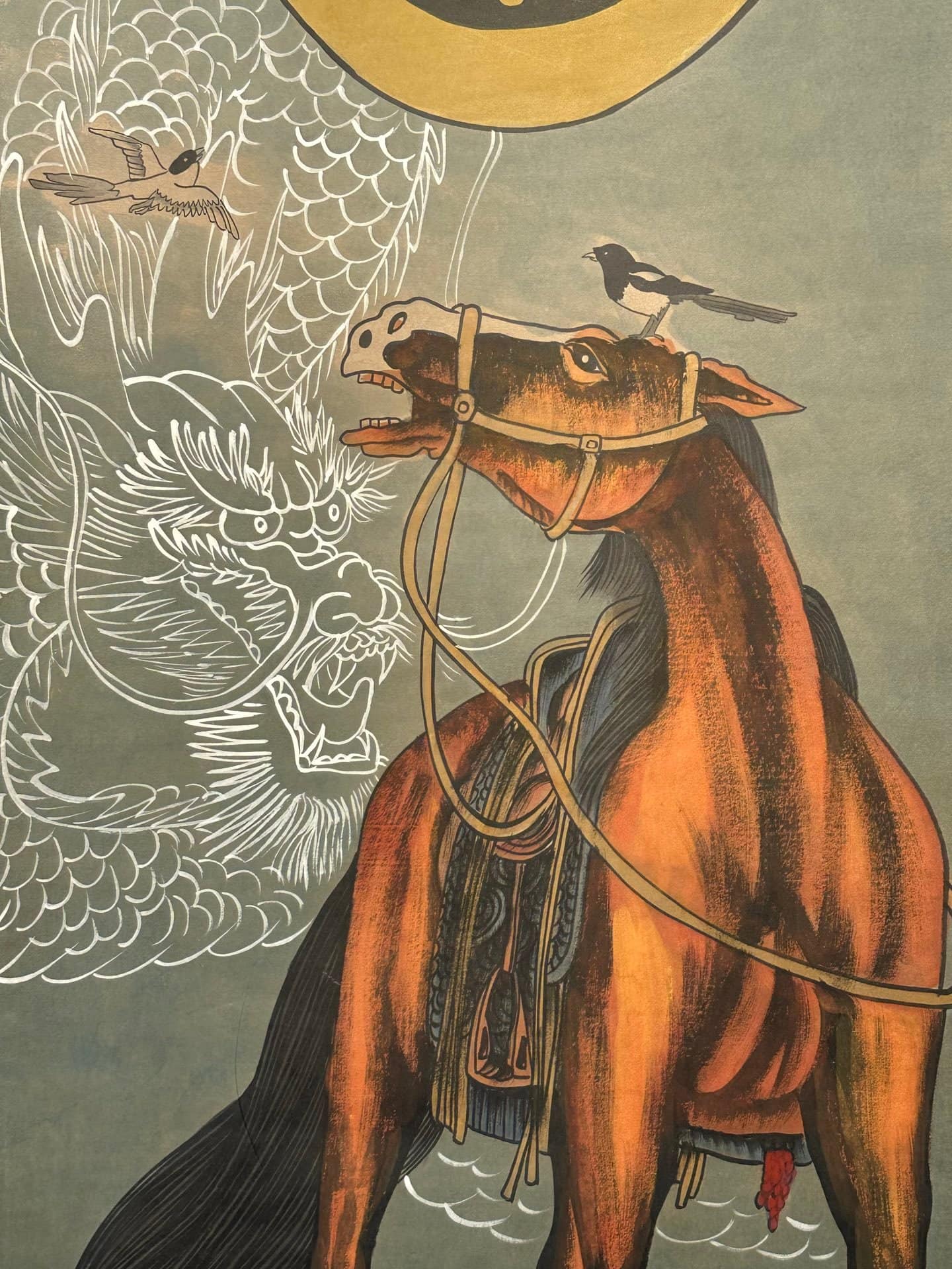 Chinese scroll painting Fu Baoshi