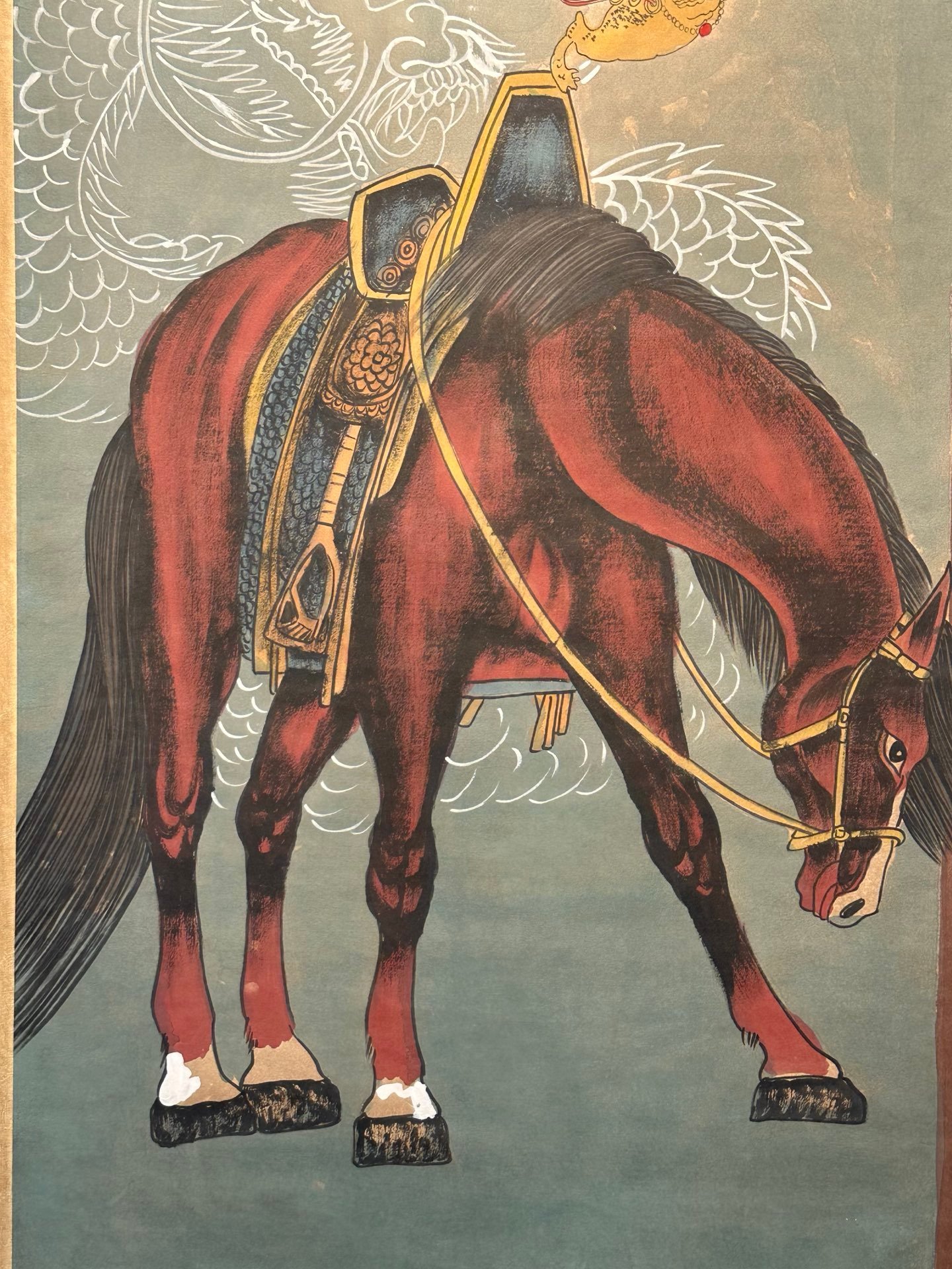 Chinese scroll painting Fu Baoshi