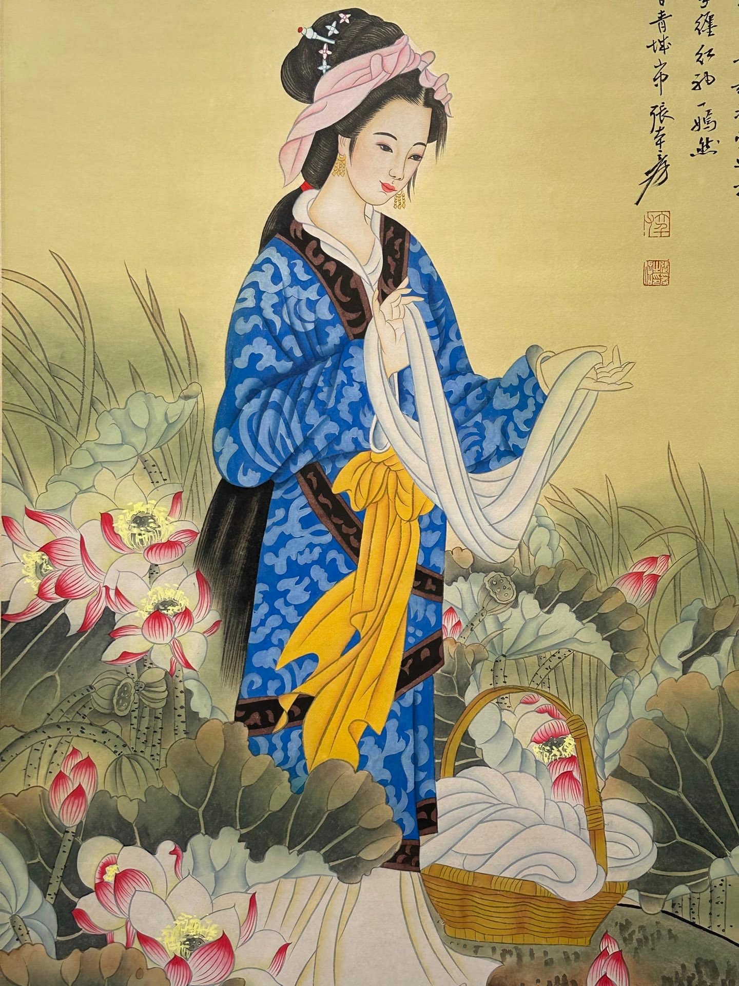 Chinese scroll painting Zhang Daqian