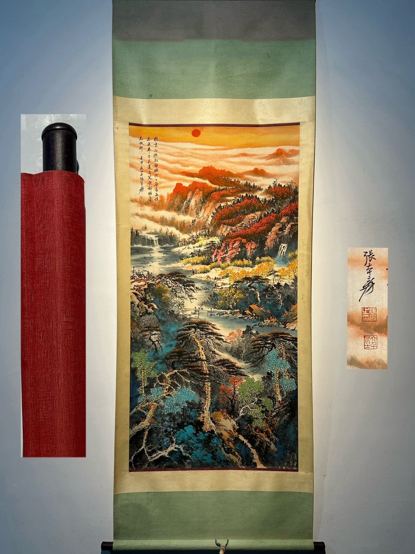 Chinese scroll painting Zhang Daqian