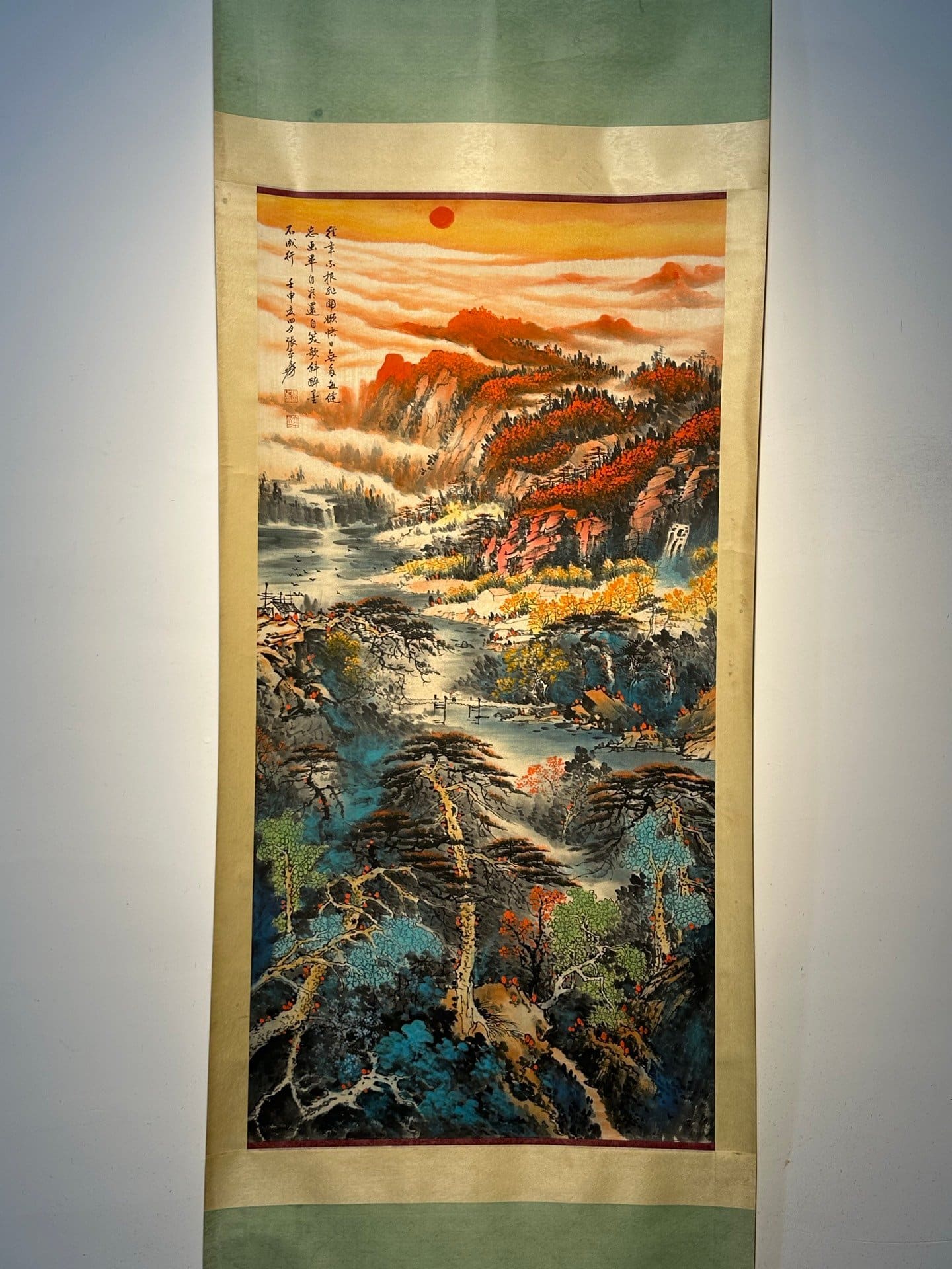 Chinese scroll painting Zhang Daqian
