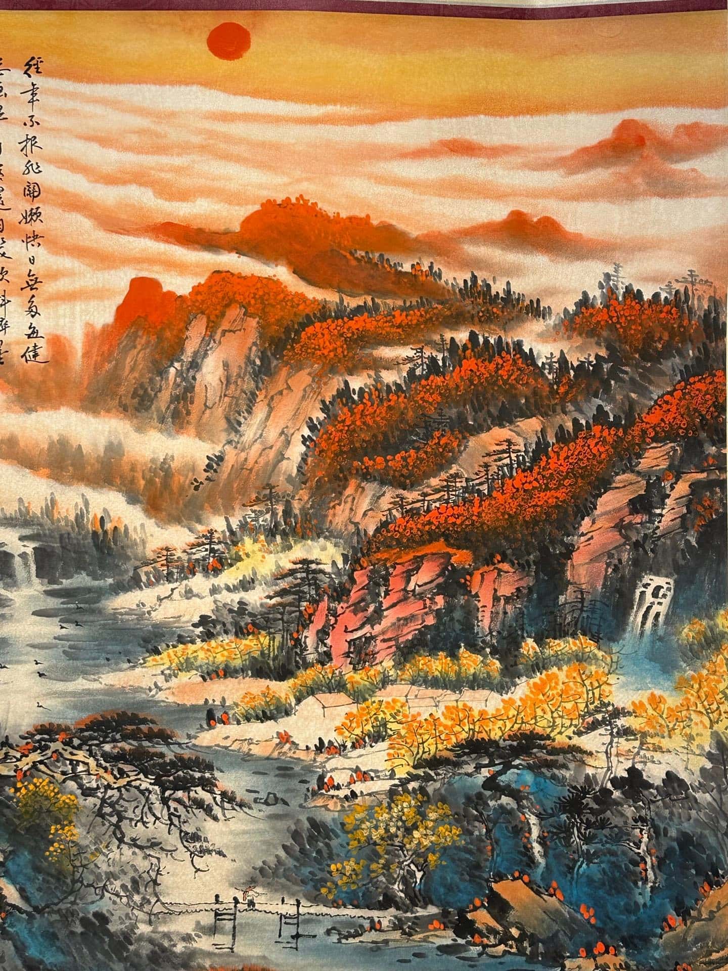 Chinese scroll painting Zhang Daqian