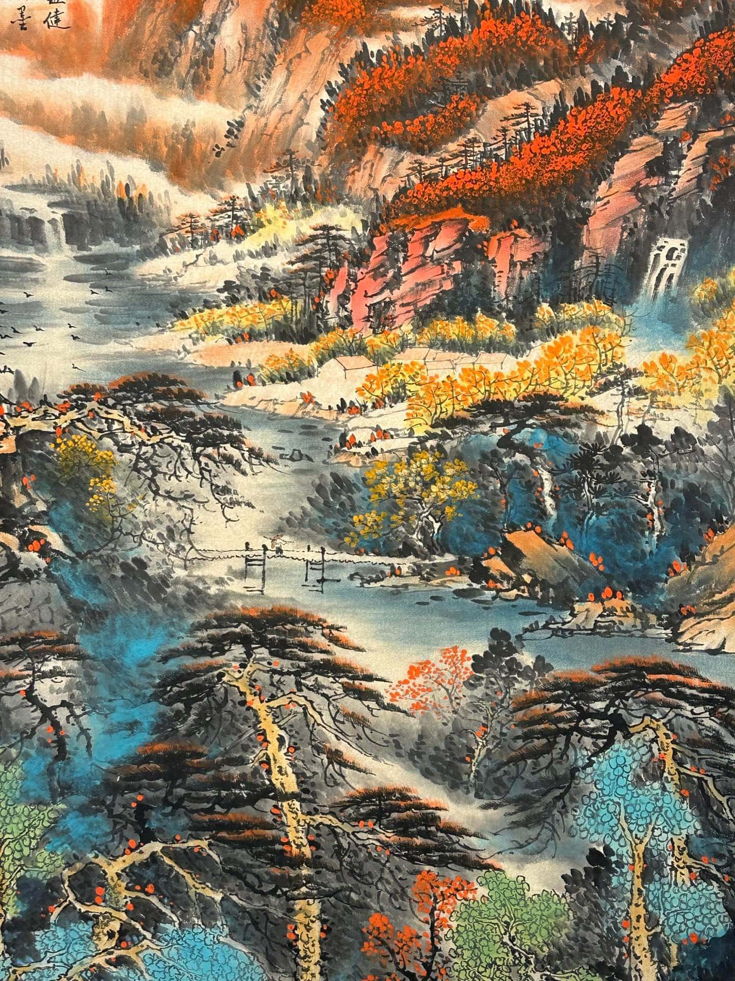 Chinese scroll painting Zhang Daqian