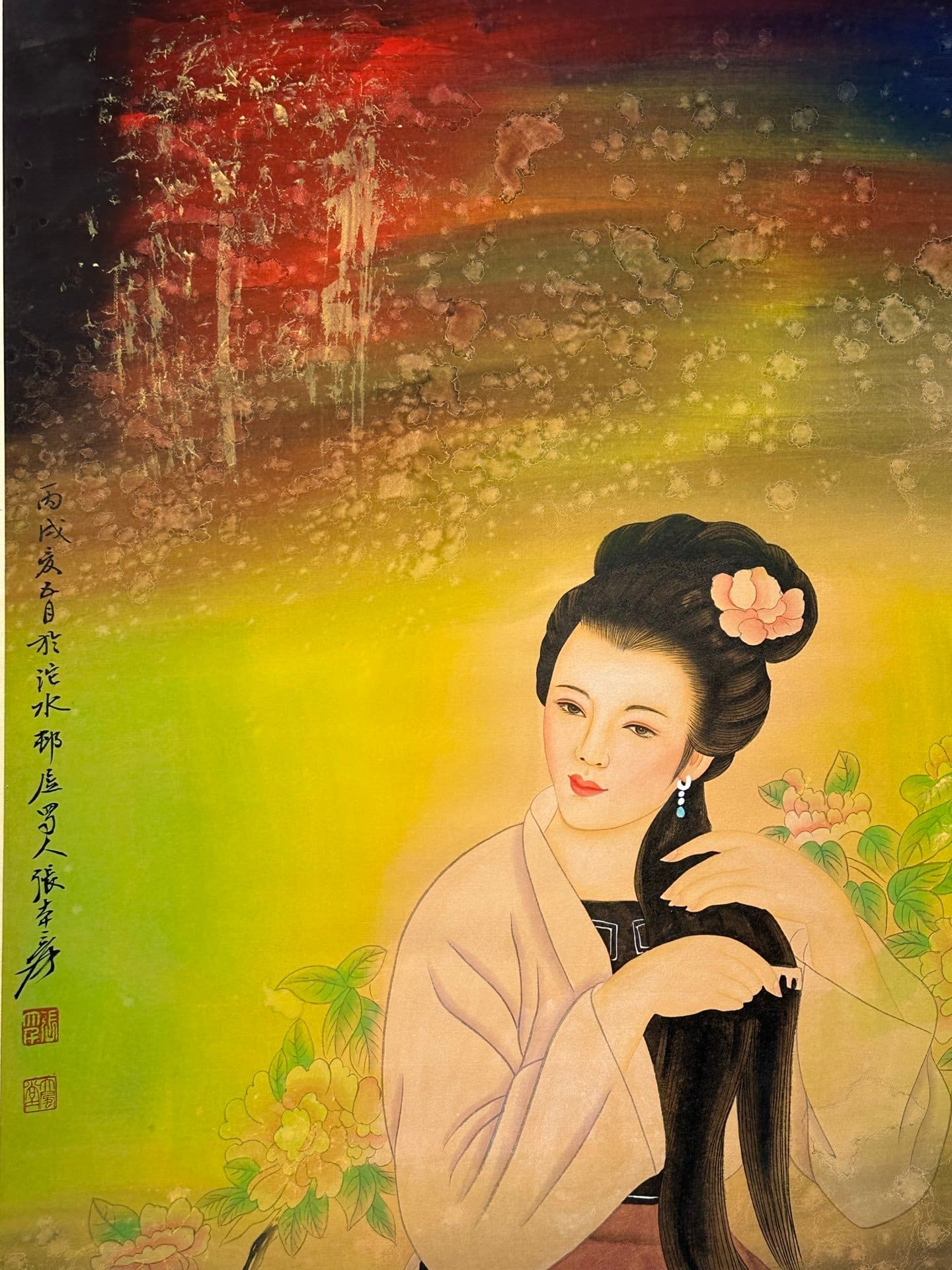 Chinese scroll painting Zhang Daqian