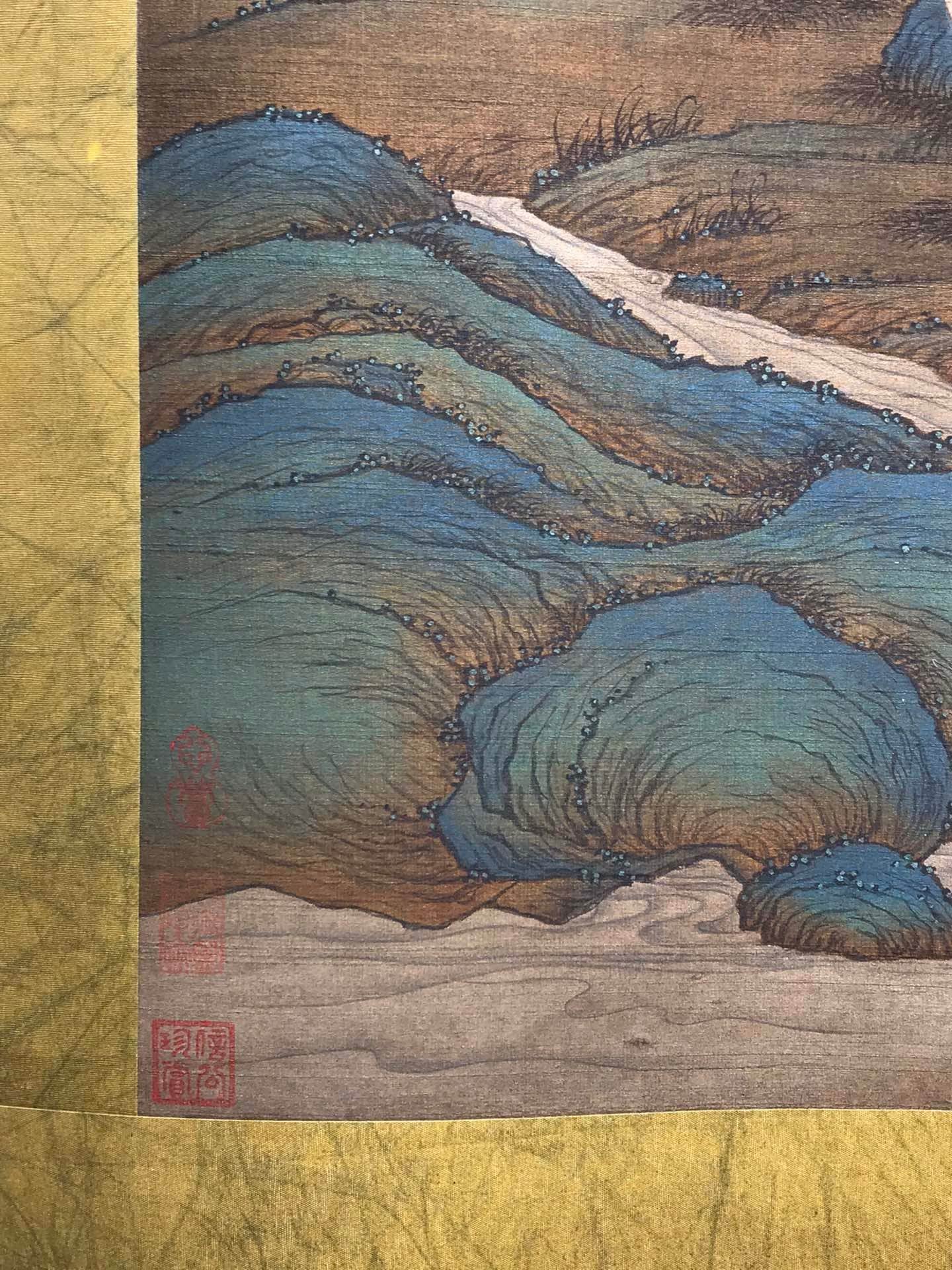 Chinese scroll painting Liu Songnian