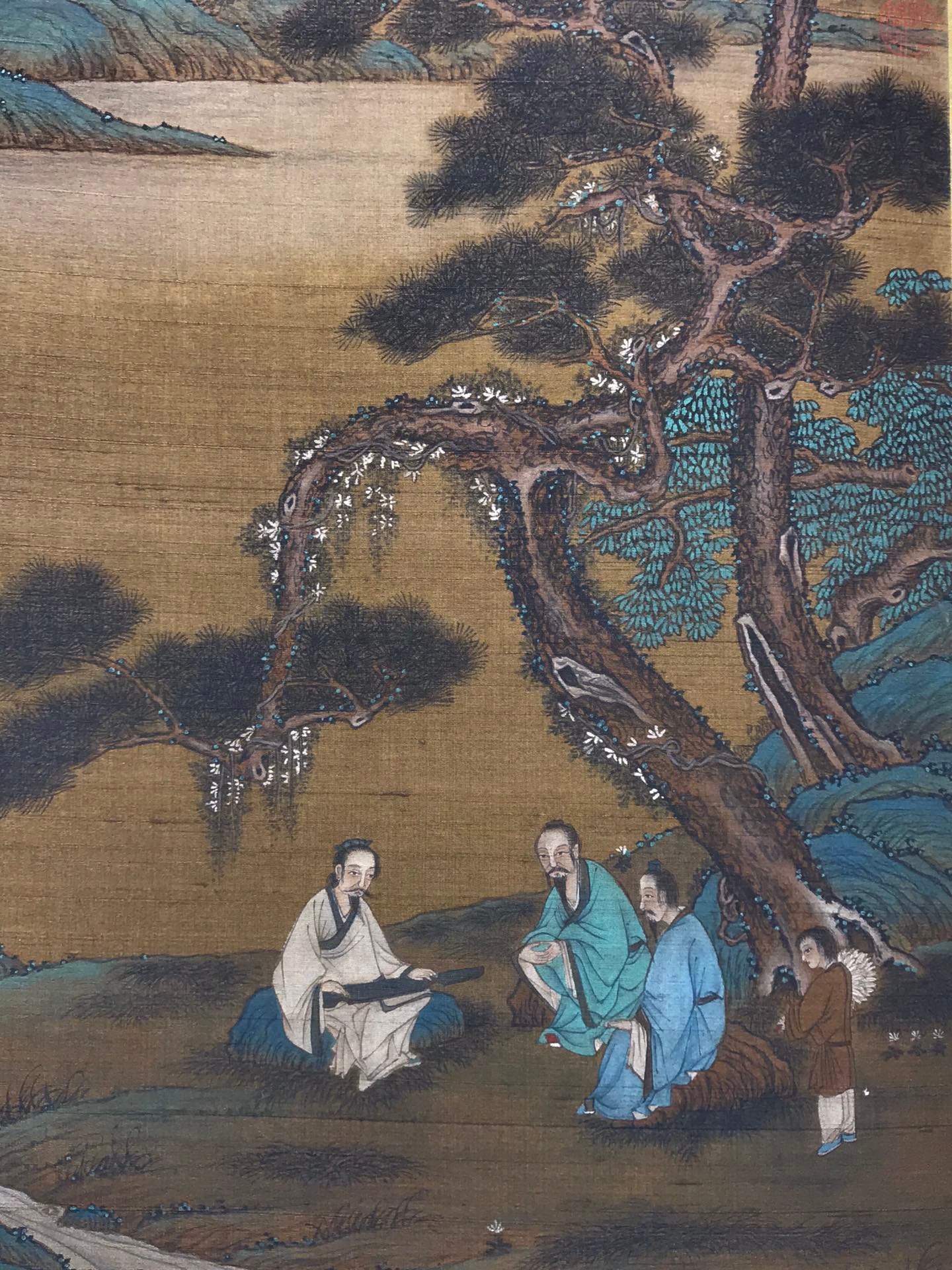 Chinese scroll painting Liu Songnian