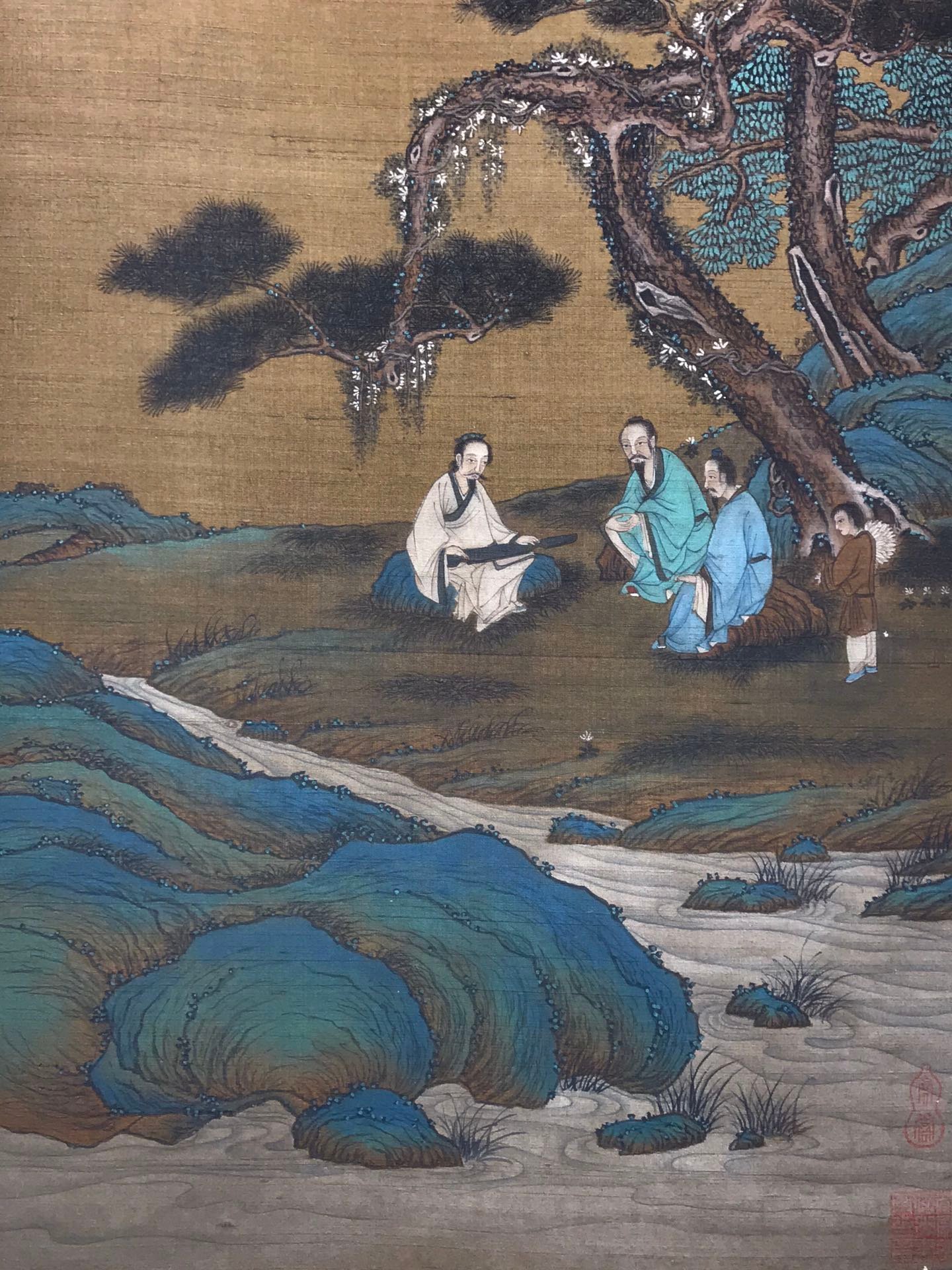 Chinese scroll painting Liu Songnian