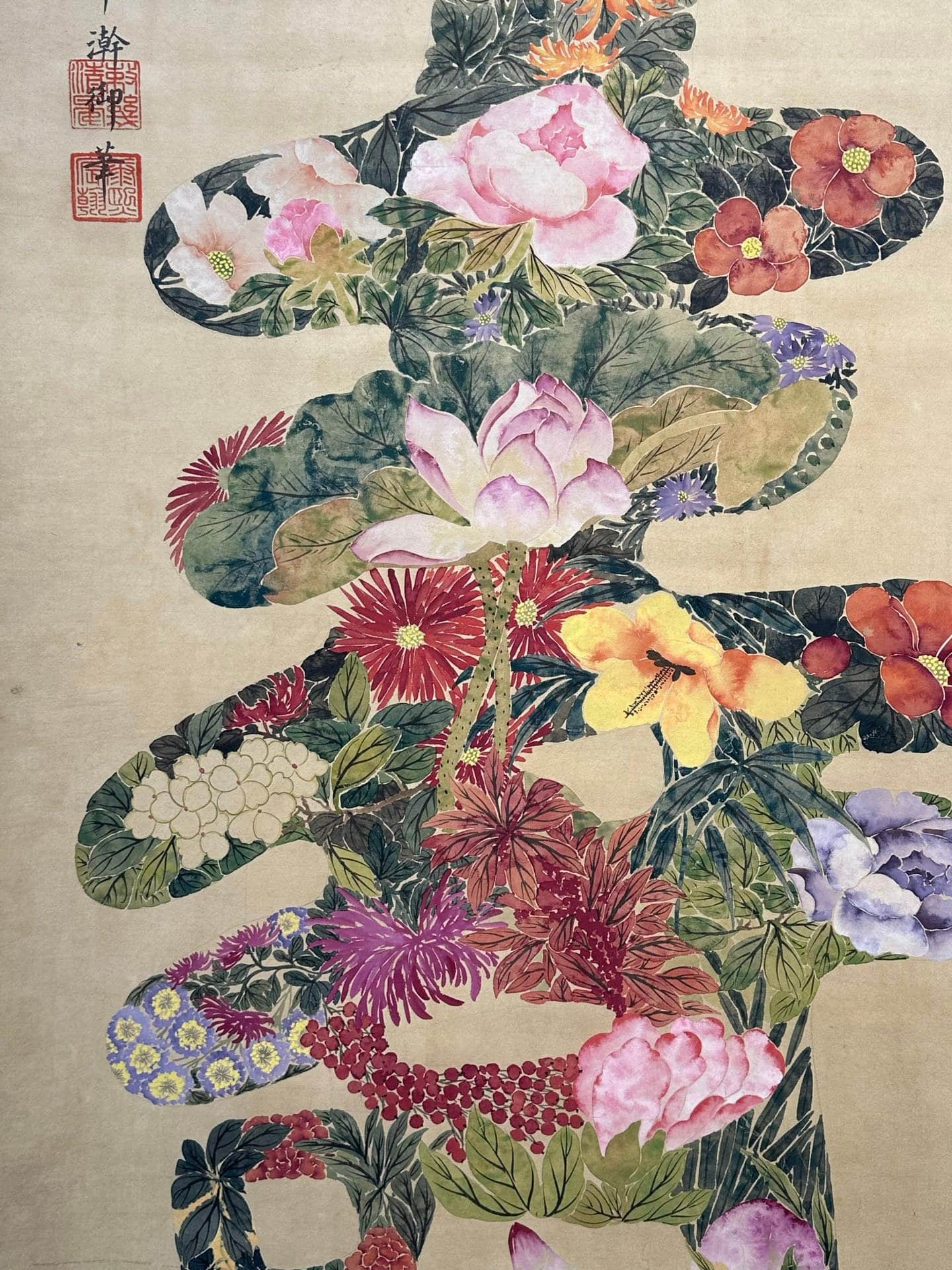 Chinese scroll painting Kangxi