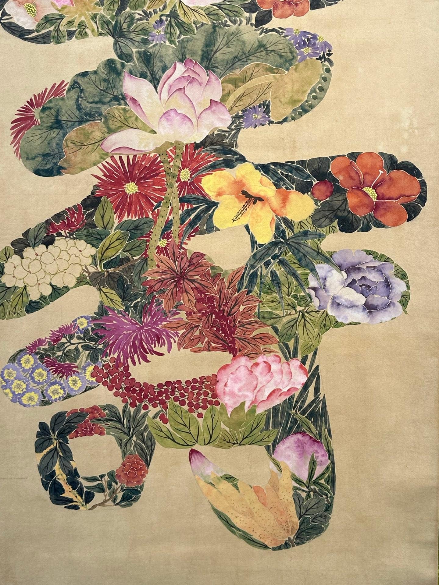 Chinese scroll painting Kangxi