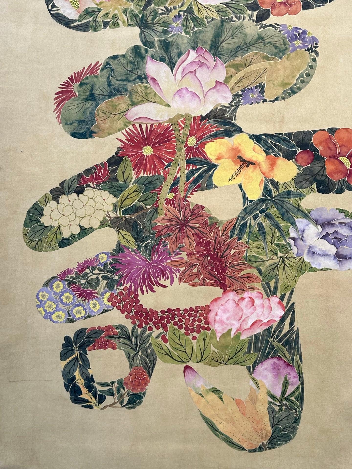 Chinese scroll painting Kangxi