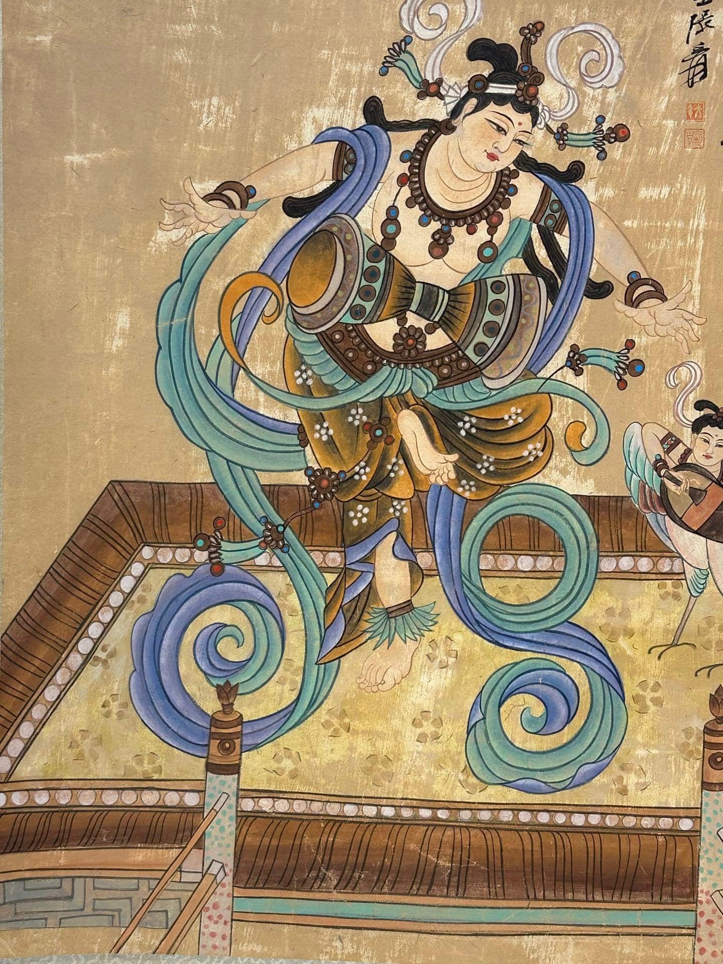 Chinese scroll painting Zhang Daqian
