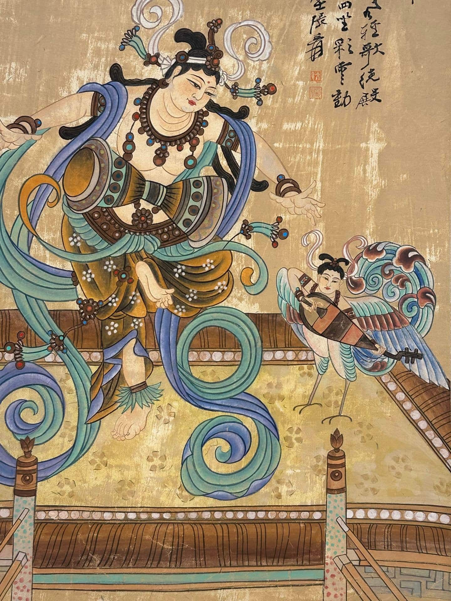 Chinese scroll painting Zhang Daqian