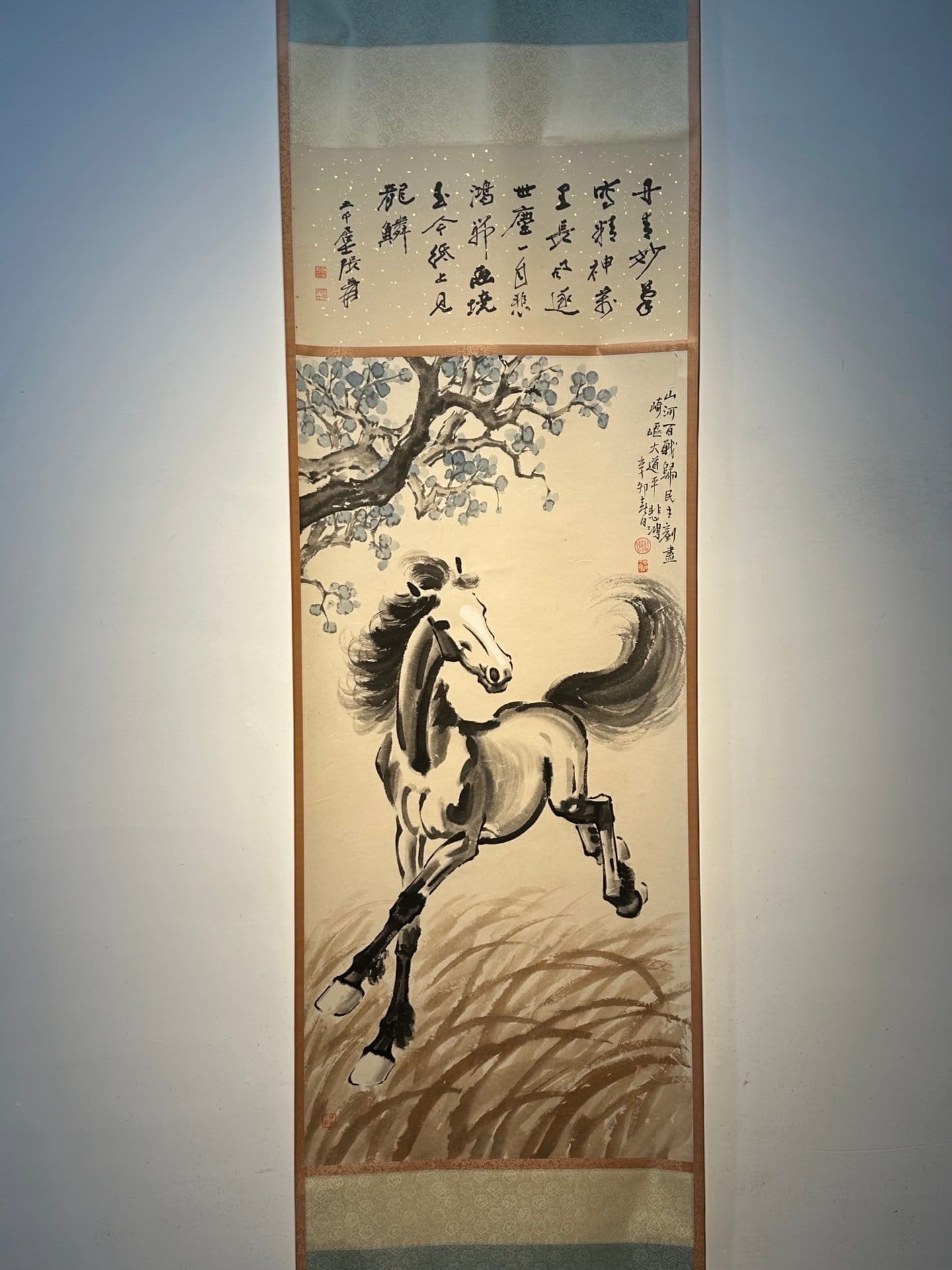Chinese scroll painting Xu Beihong