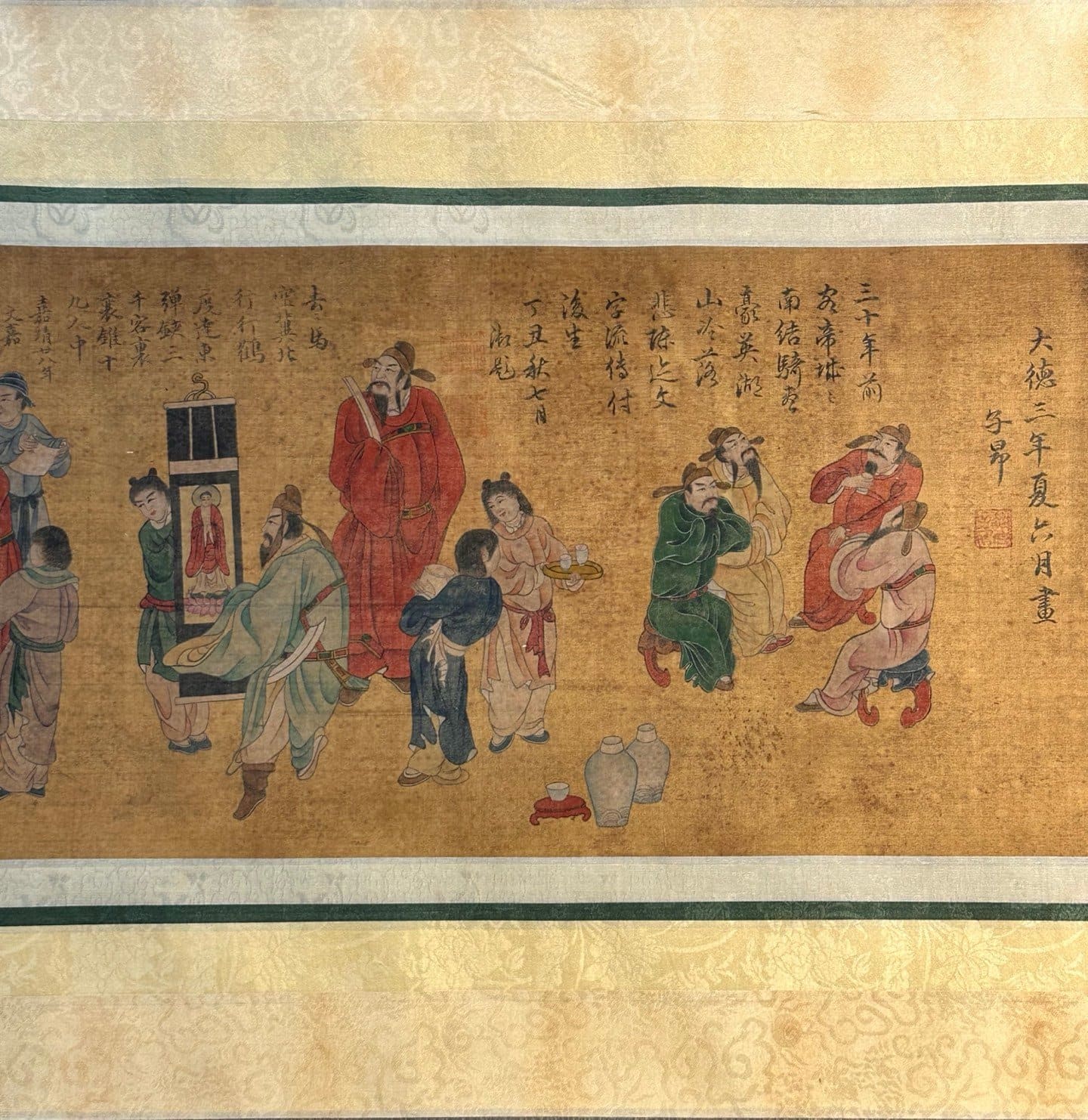 Chinese scroll painting Zhao Mengfu