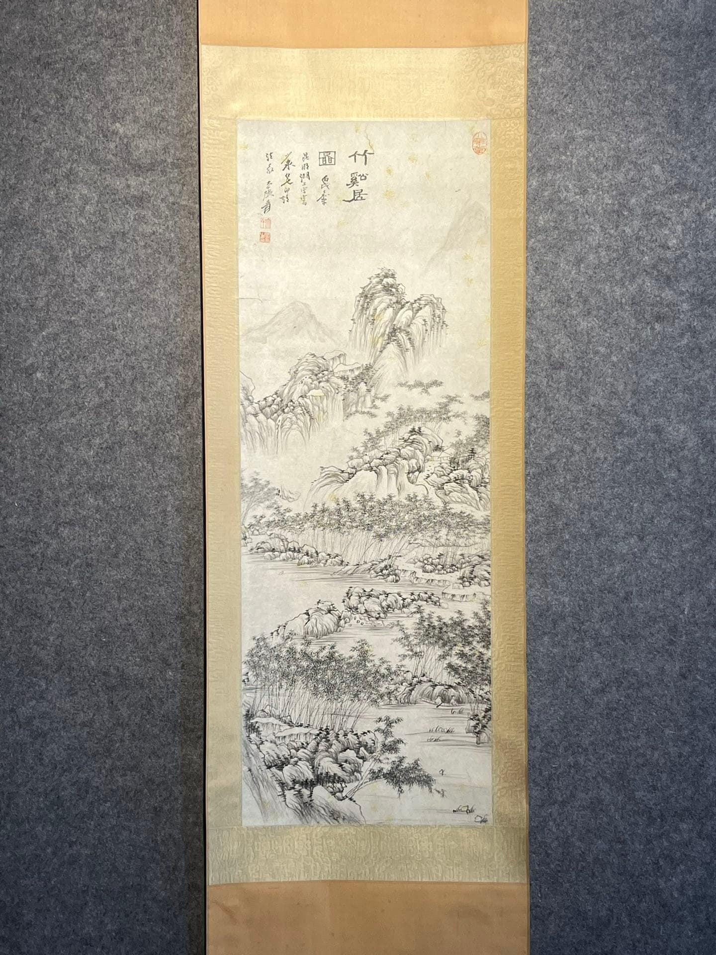 Chinese scroll painting Zhang Daqian