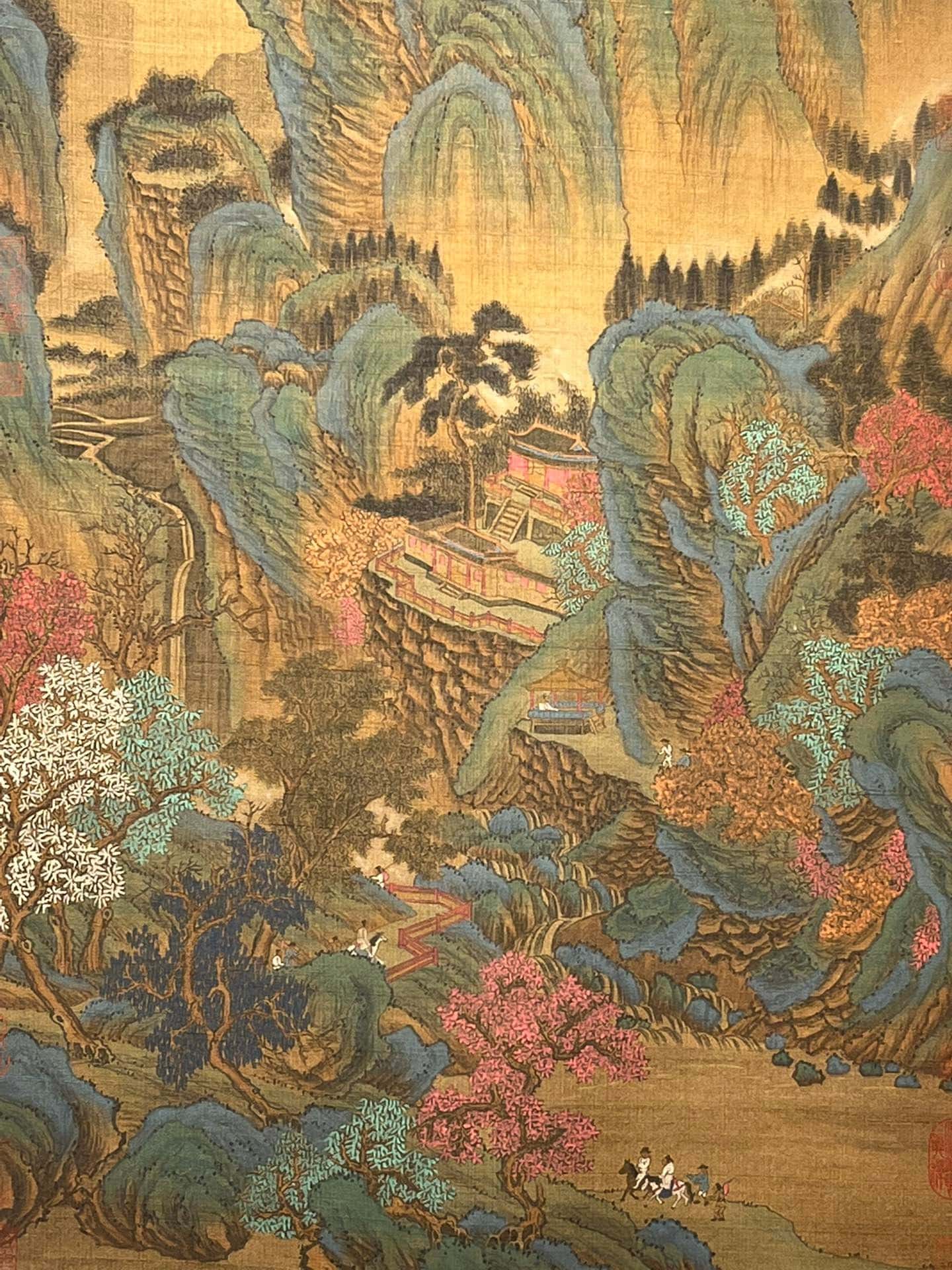 Chinese scroll painting Guan Tong