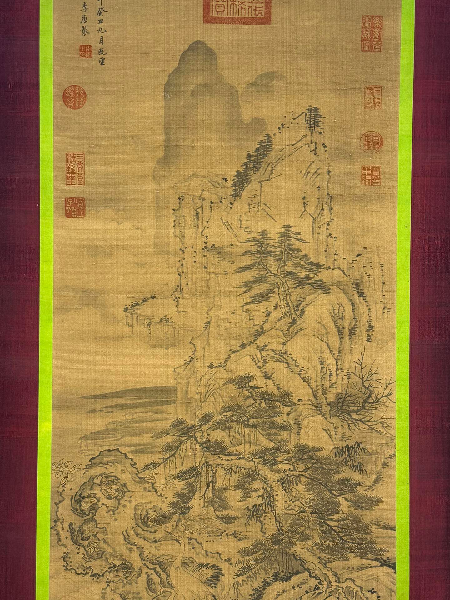 Chinese scroll painting Li Tang