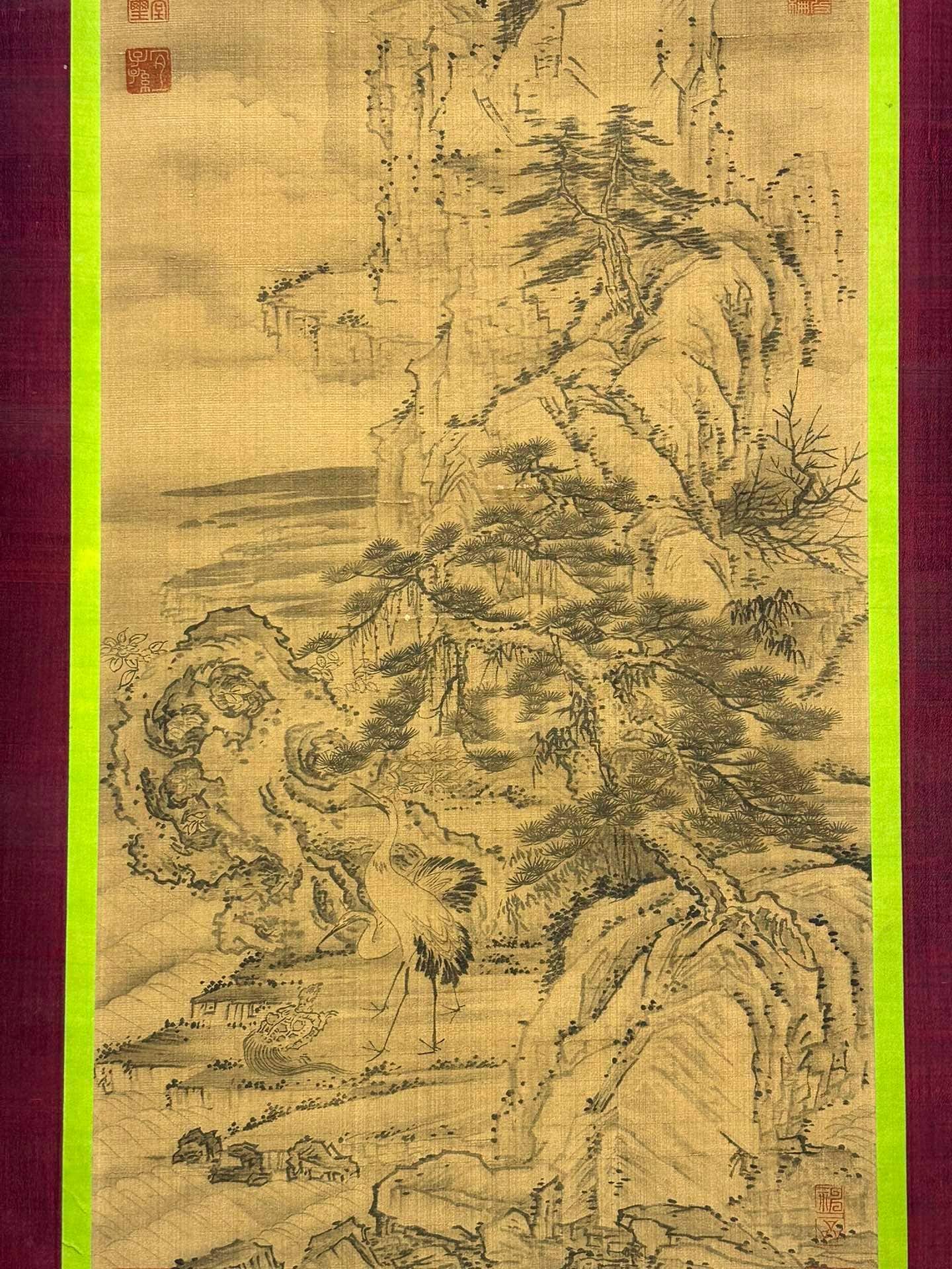 Chinese scroll painting Li Tang