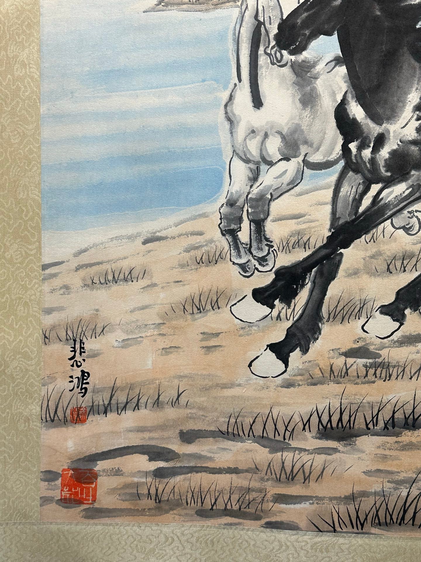 Chinese scroll painting Xu Beihong