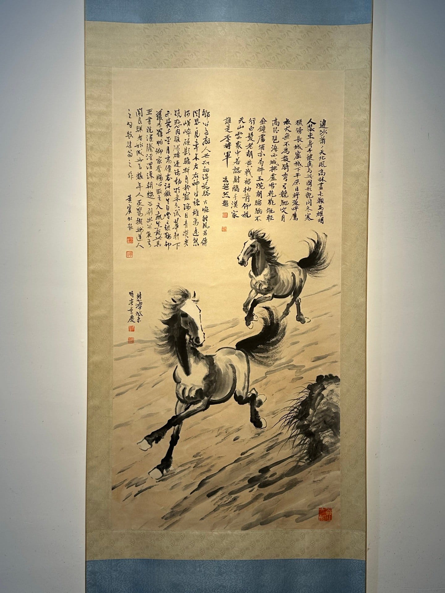 Chinese scroll painting Xu Beihong