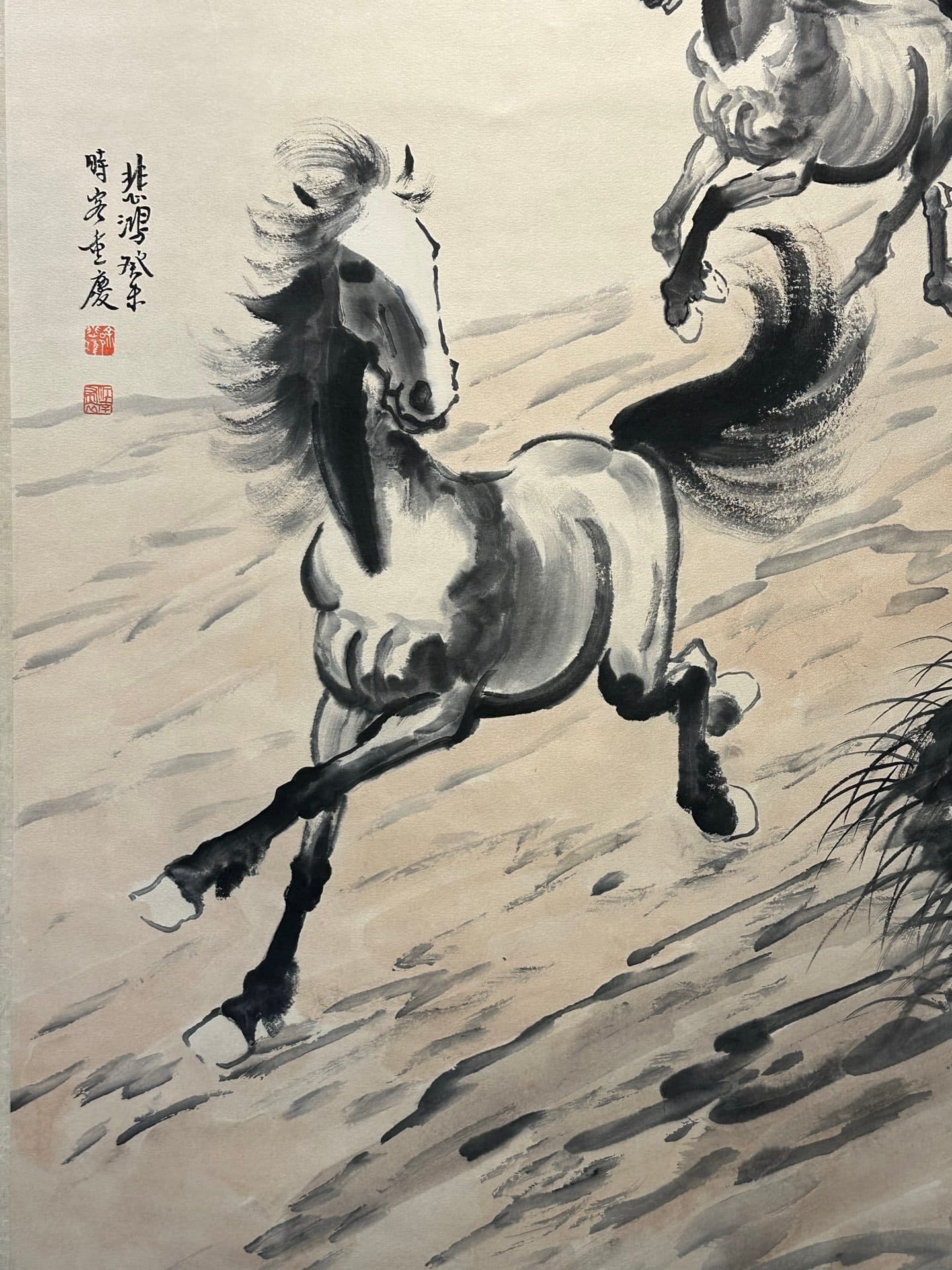 Chinese scroll painting Xu Beihong