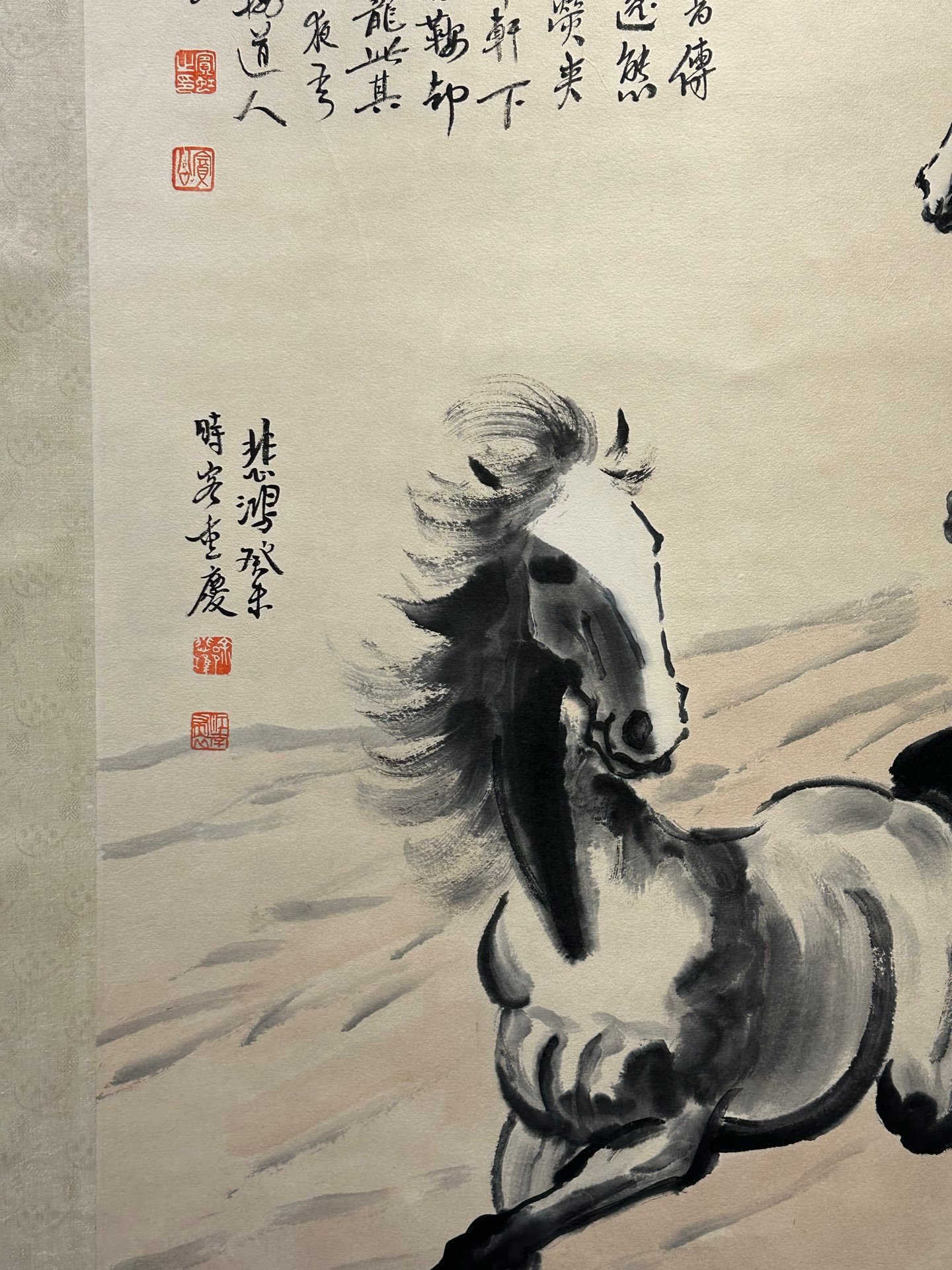 Chinese scroll painting Xu Beihong