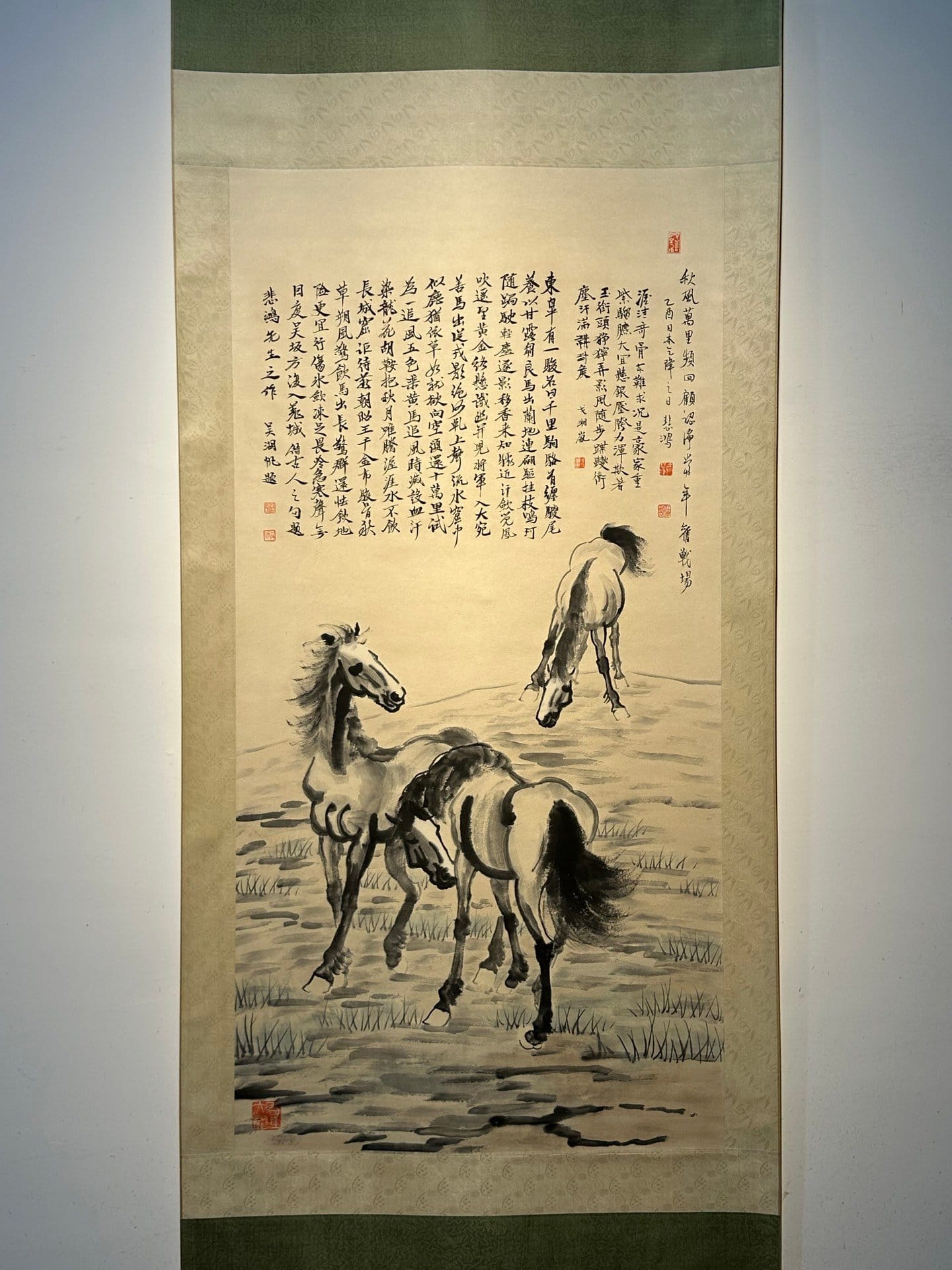 Chinese scroll painting Xu Beihong