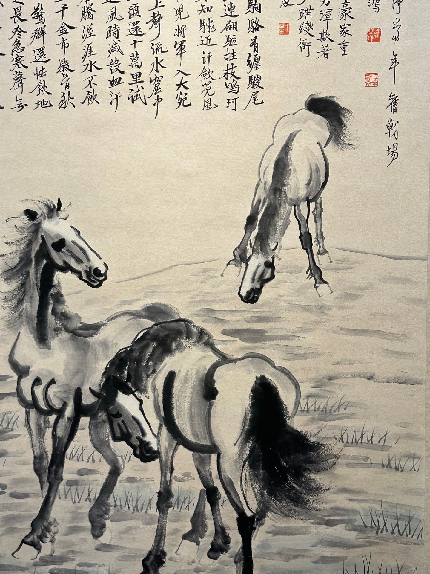 Chinese scroll painting Xu Beihong