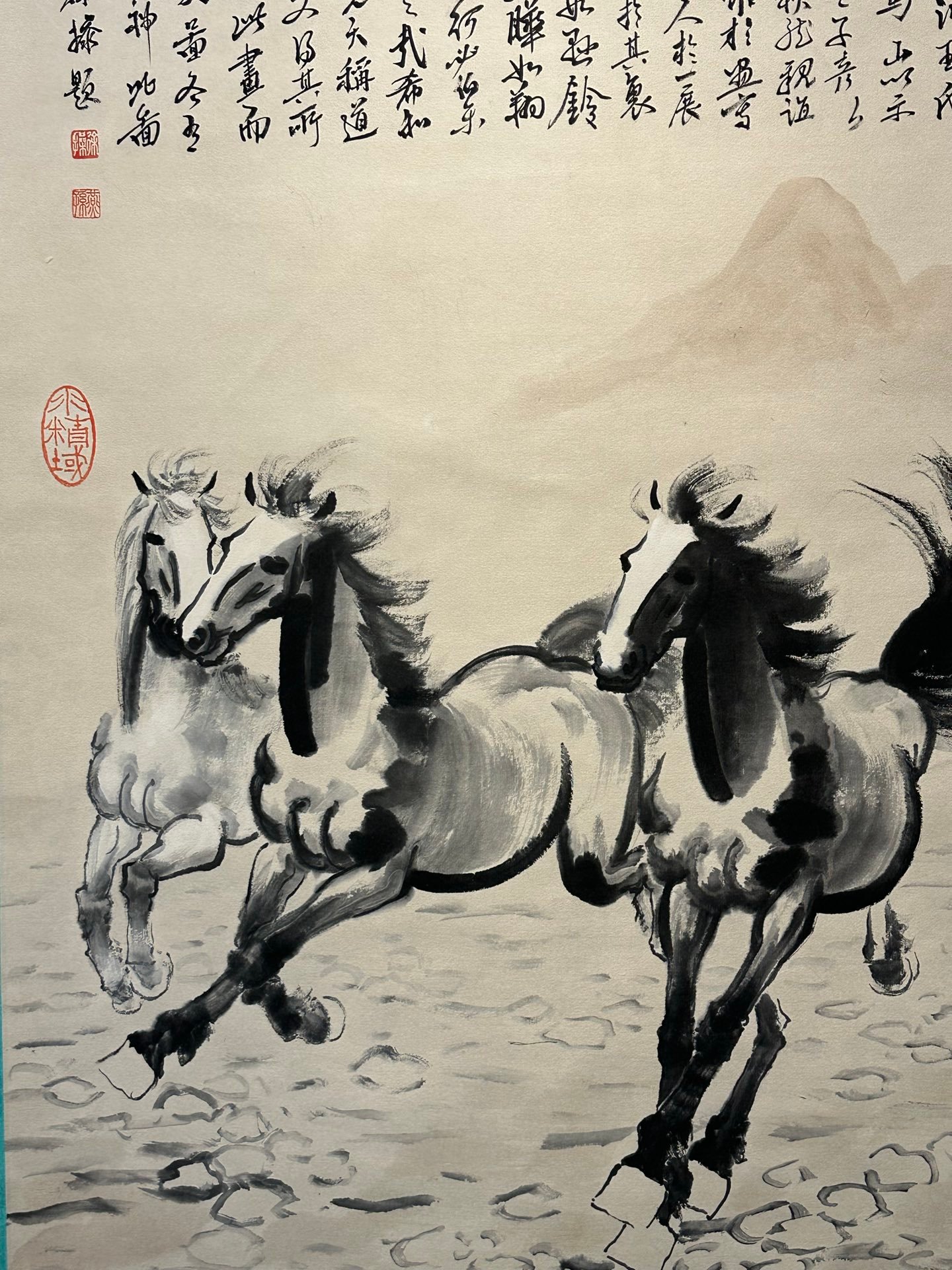 Chinese scroll painting Xu Beihong