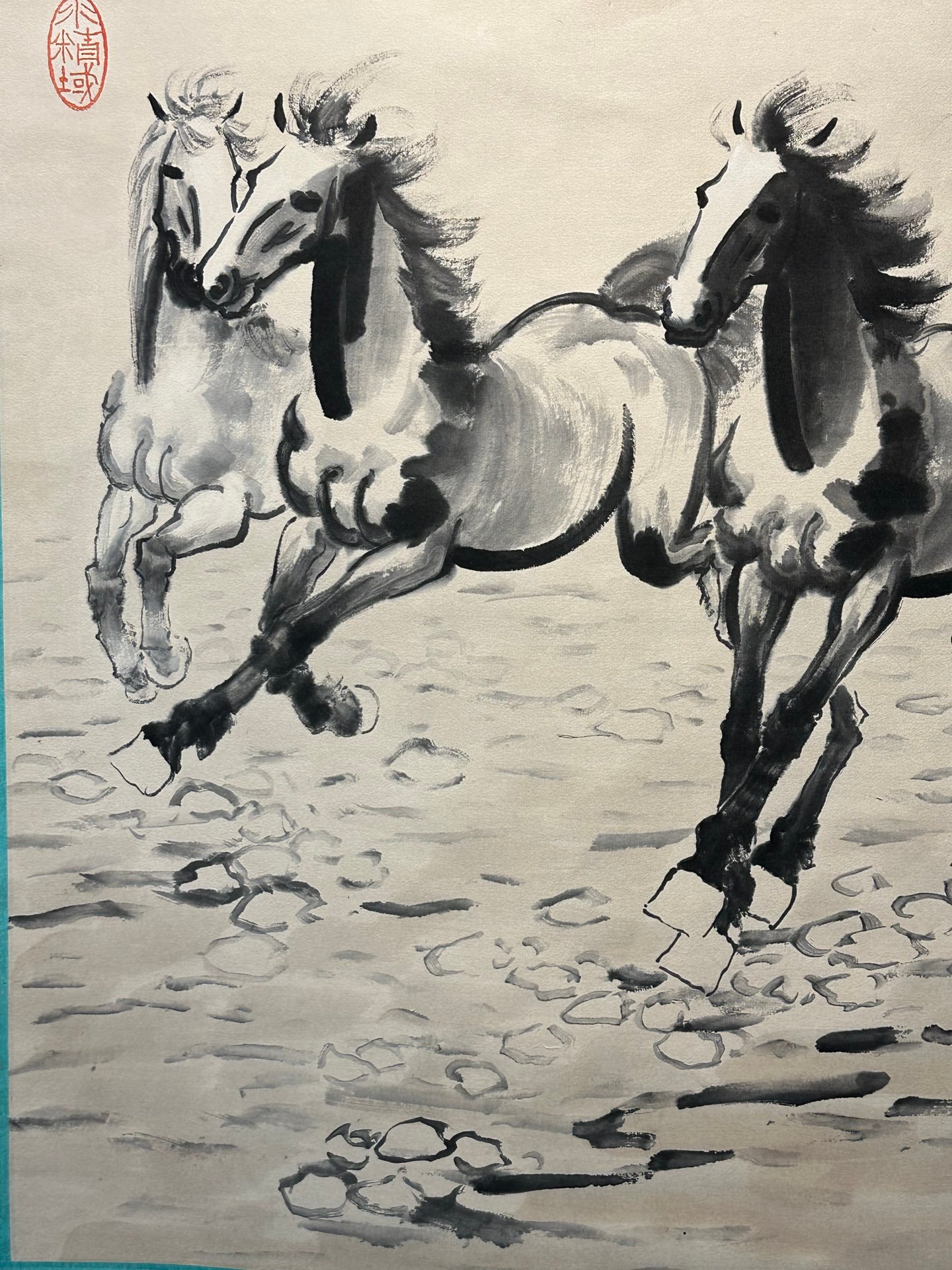 Chinese scroll painting Xu Beihong