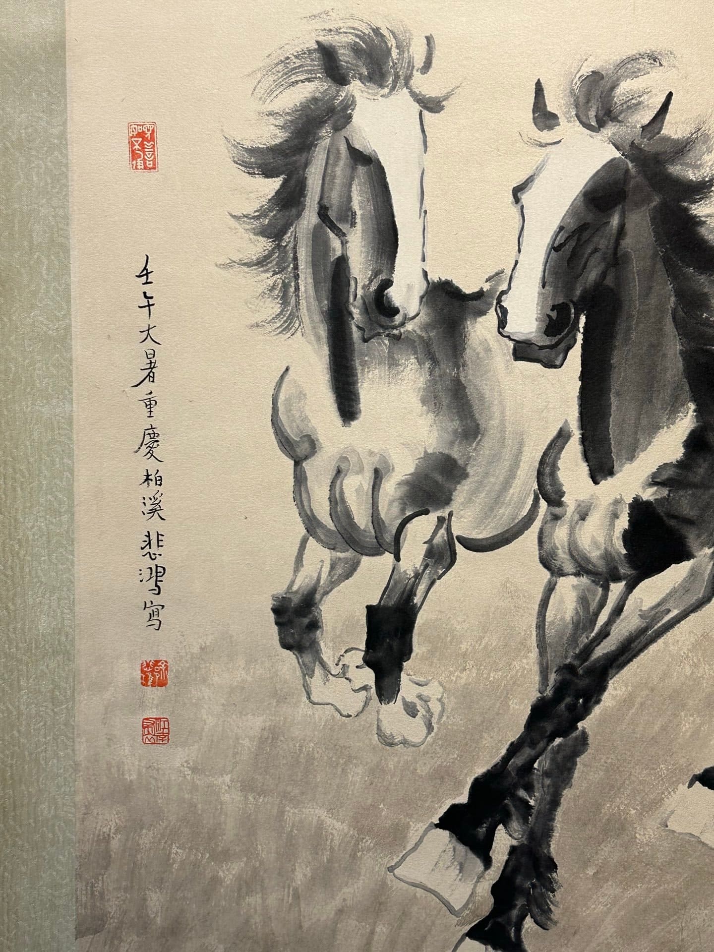Chinese scroll painting Xu Beihong