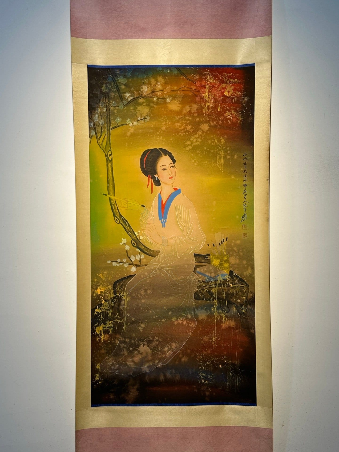 Chinese scroll painting Zhang Daqian