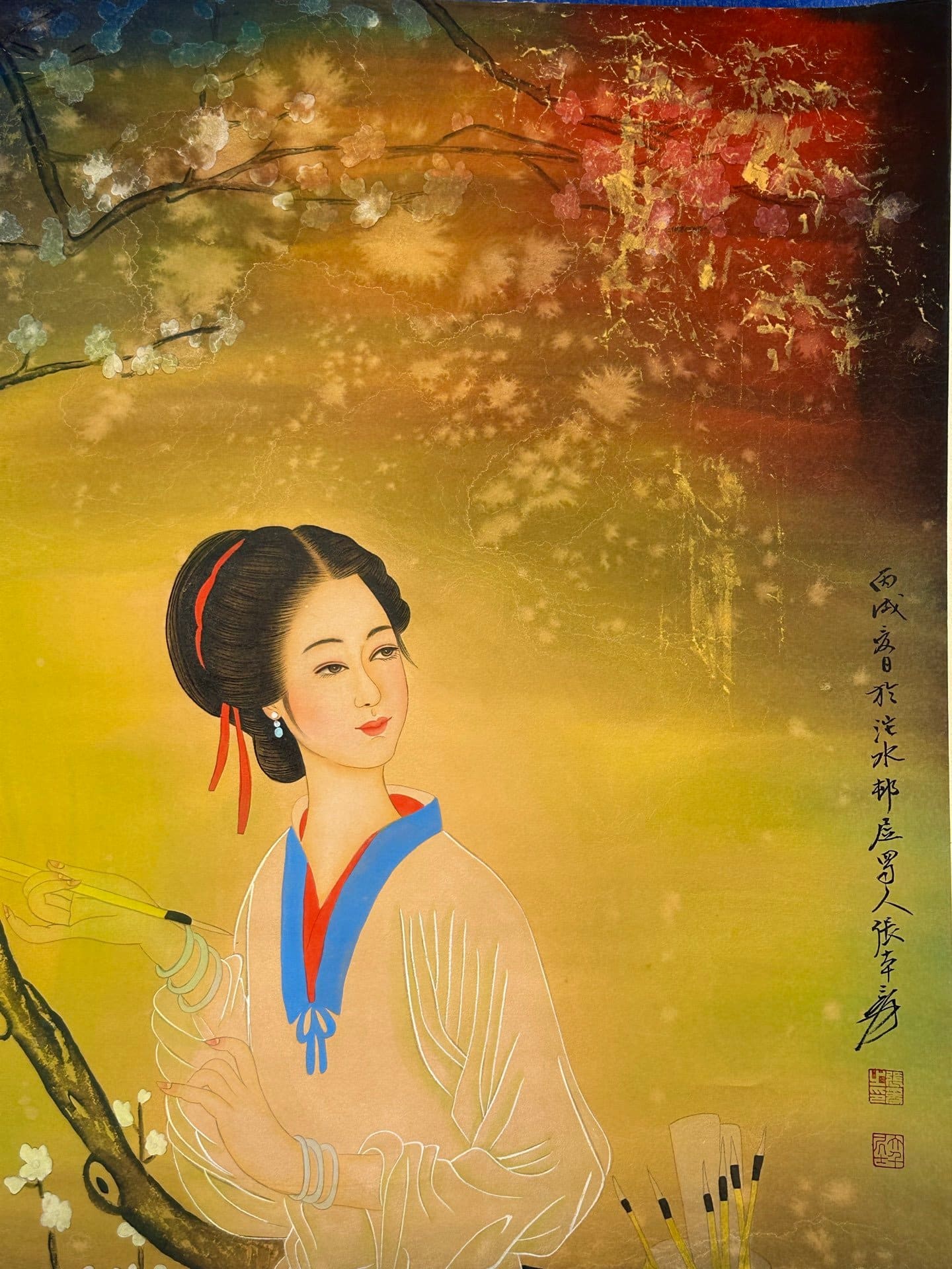 Chinese scroll painting Zhang Daqian