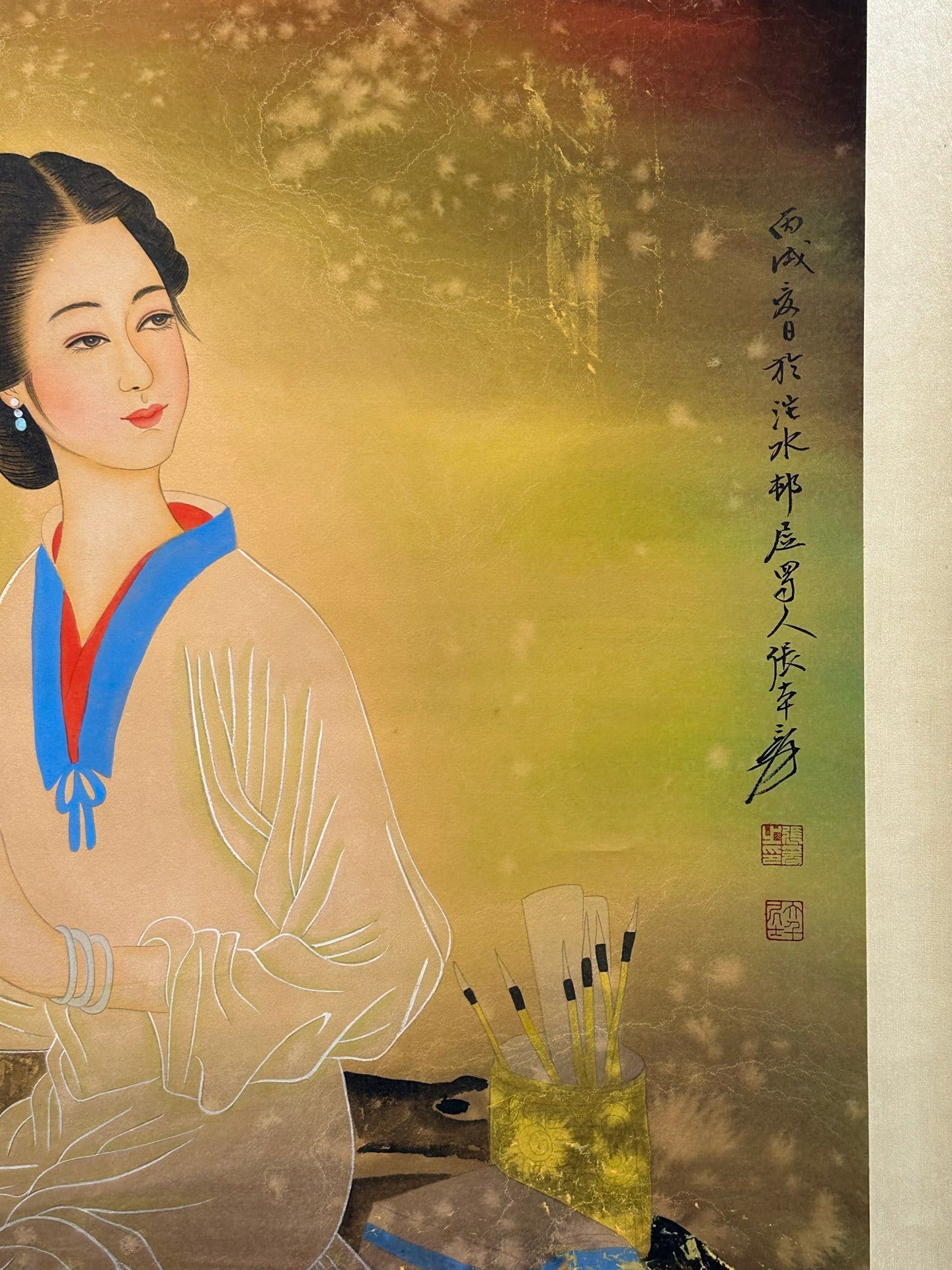 Chinese scroll painting Zhang Daqian