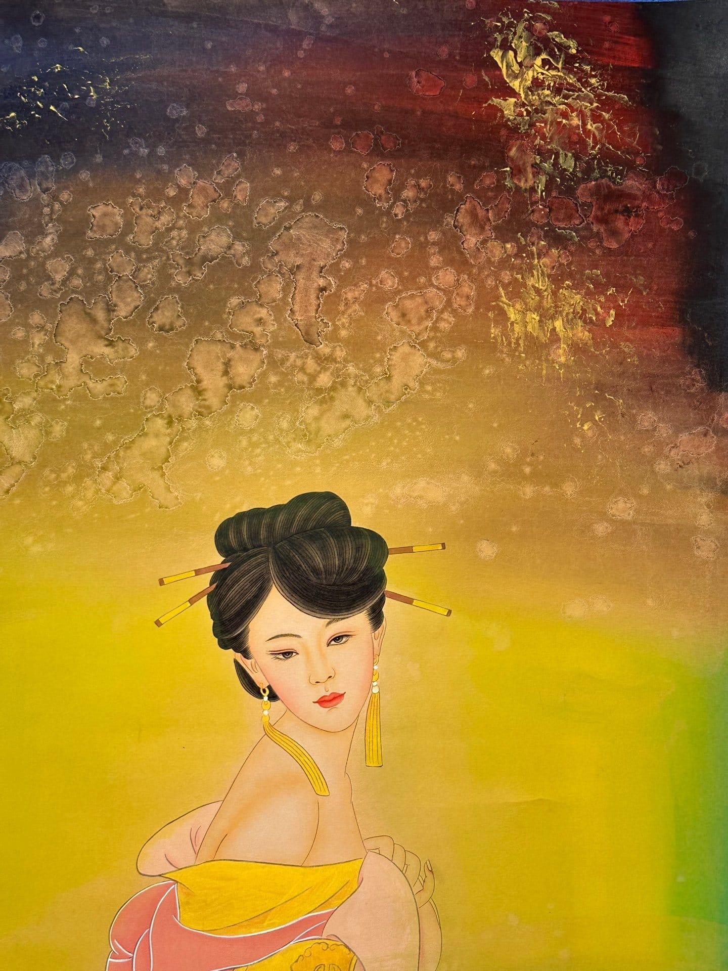 Chinese scroll painting Zhang Daqian