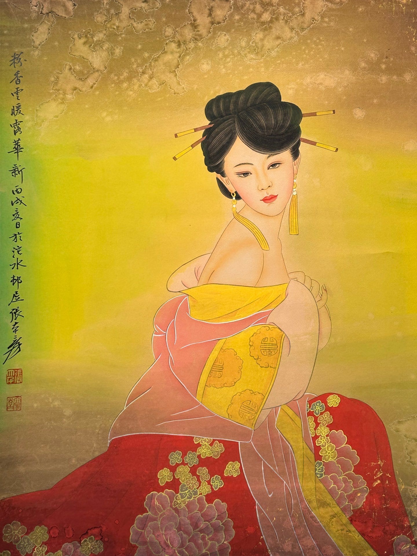 Chinese scroll painting Zhang Daqian