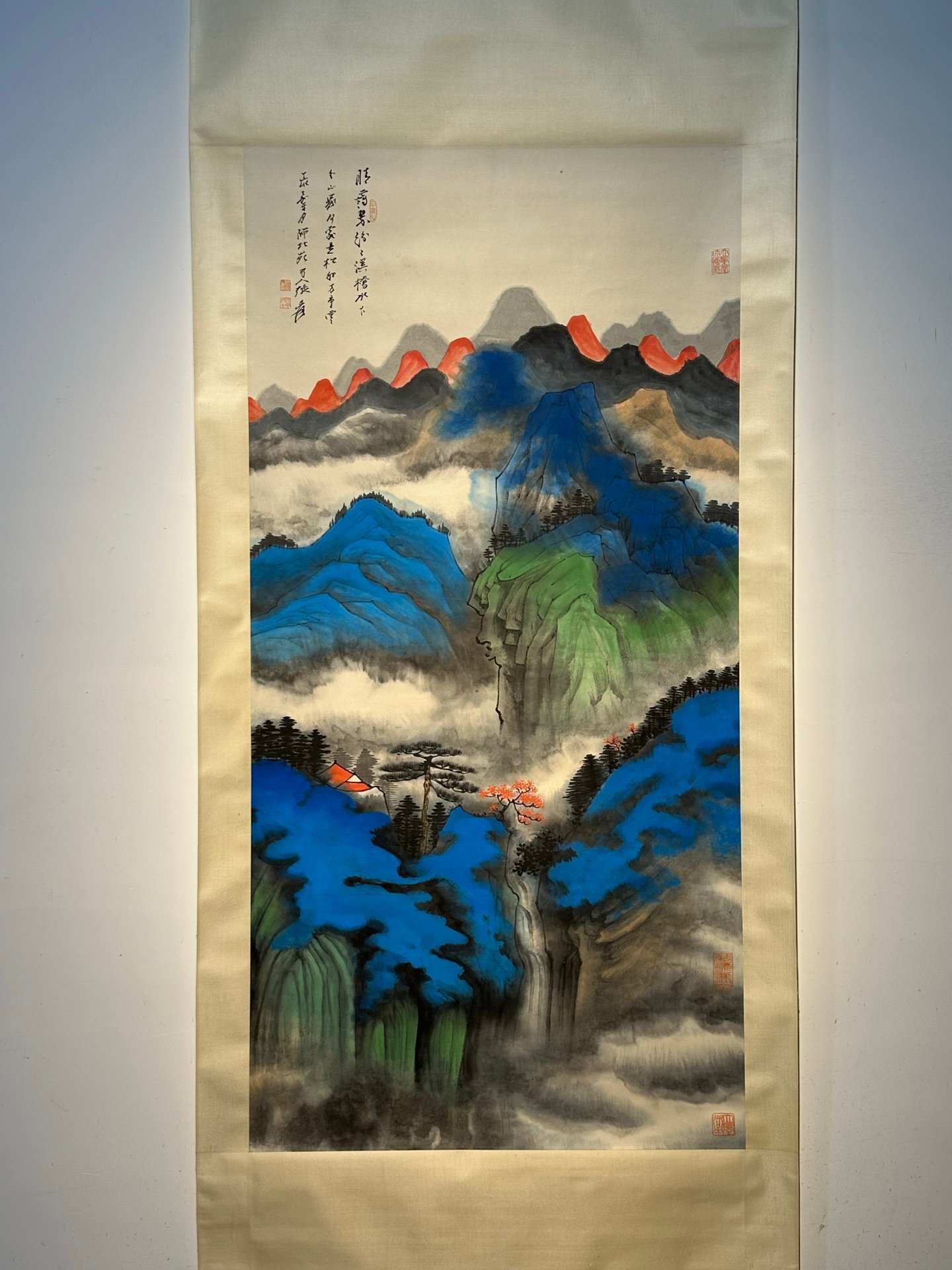 Chinese scroll painting Zhang Daqian