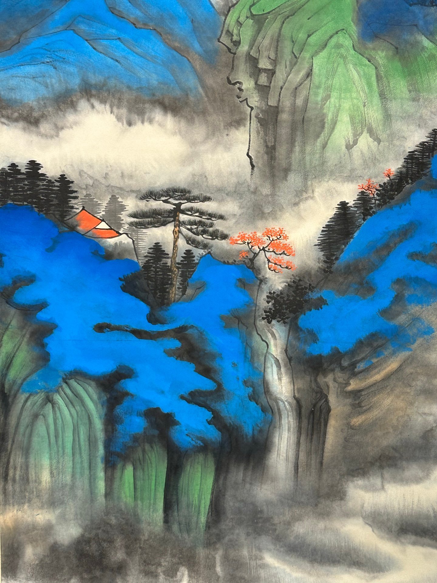 Chinese scroll painting Zhang Daqian