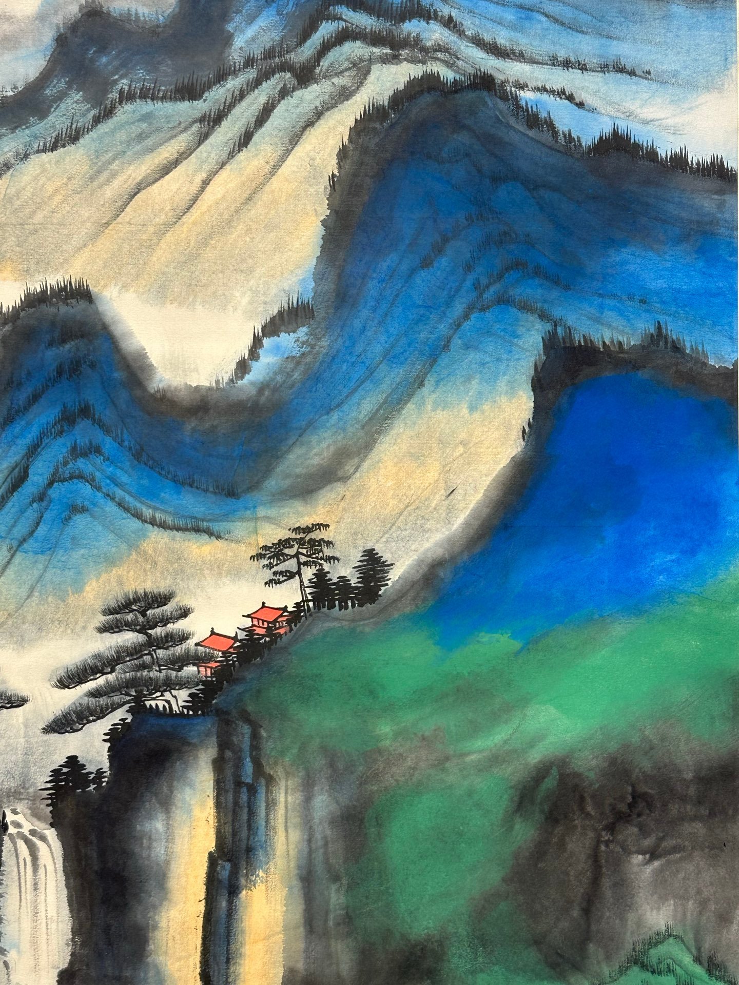 Chinese scroll painting Zhang Daqian