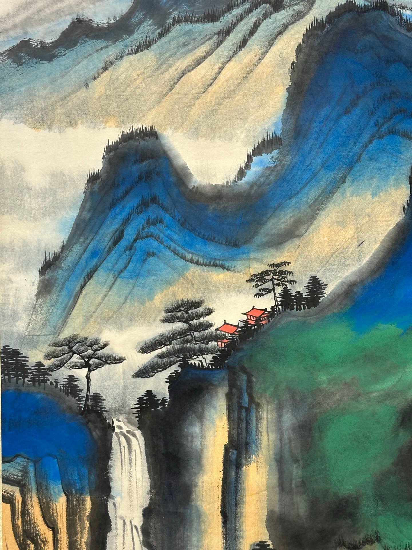 Chinese scroll painting Zhang Daqian